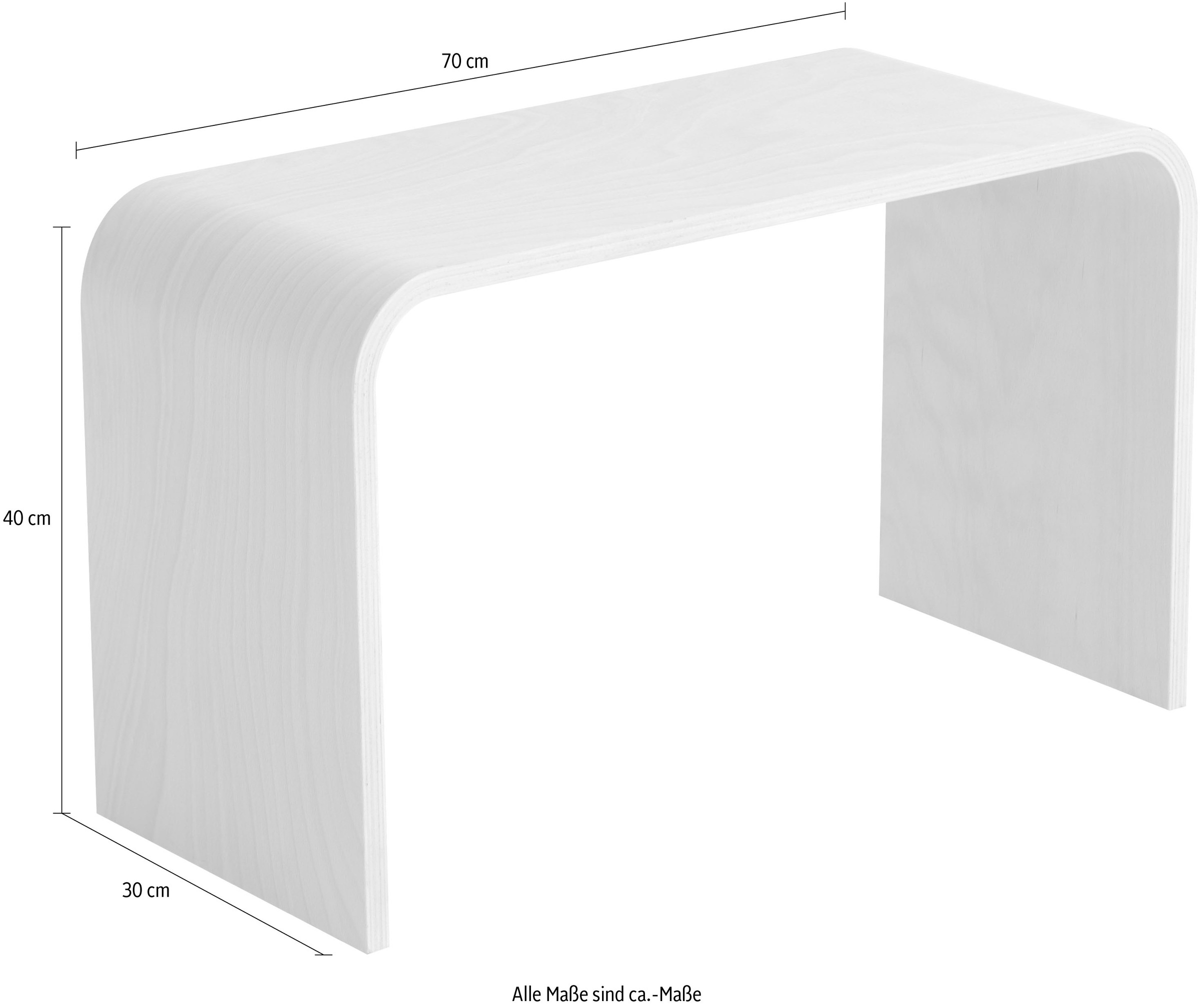 Tojo Sitzbank »Tojo-sit«, als Sitzbank, Hocker oder Beistelltisch, in zwei Farben, Breite 70 cm