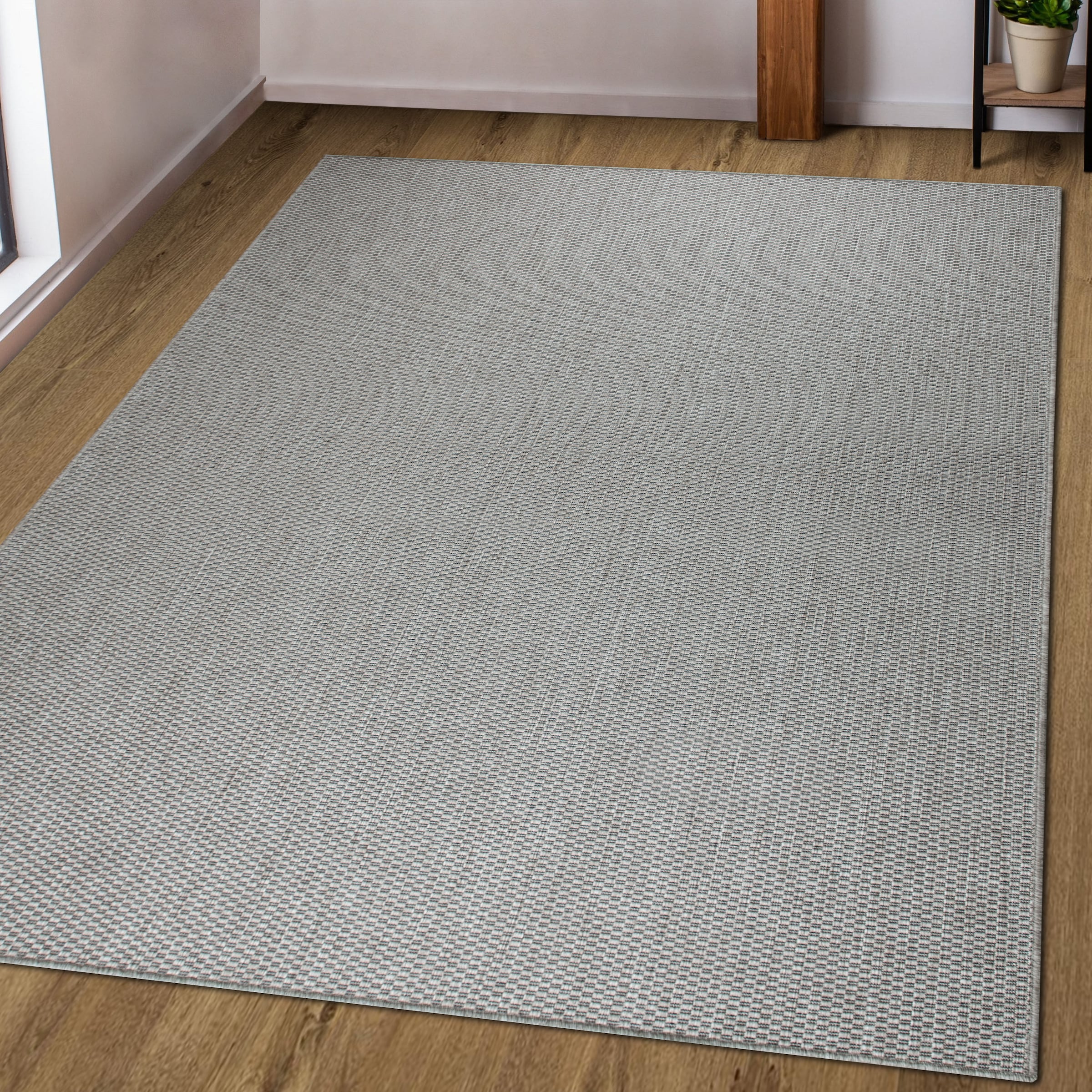 my home Teppich »Venedig auch als Läufer erhältlich«, rechteckig, 4 mm Höhe, In- und Outdoor geeignet, Sisal-Optik, Wetterfest & UV-beständig