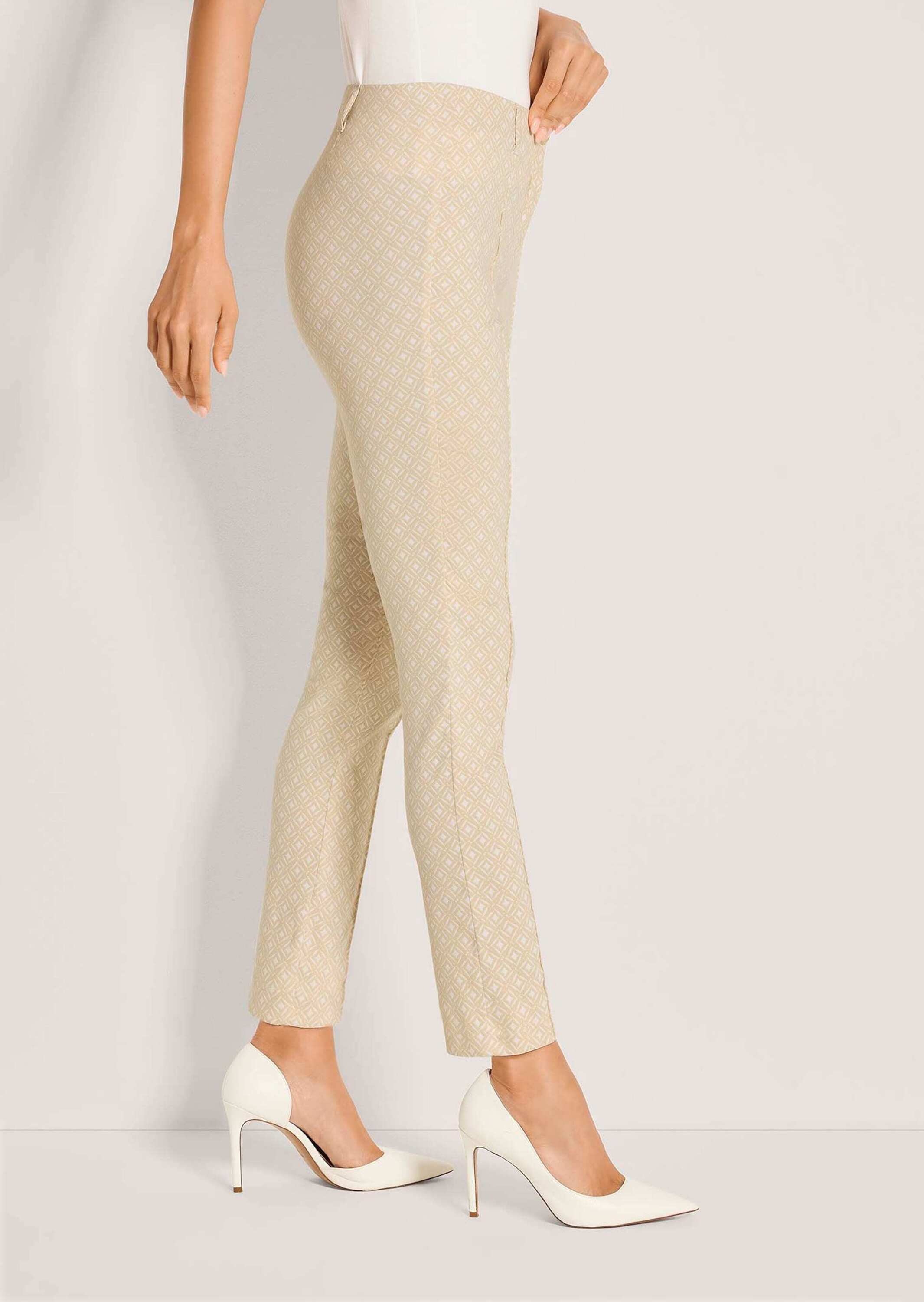 MADELEINE Stoffhose »Jerseyhose Jacquardhose mit grafischem Muster«