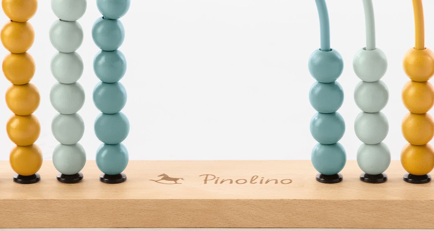 Pinolino® Lernspielzeug »Abakus-Regenbogen - Ruby«, aus Holz; FSC®- schützt Wald - weltweit
