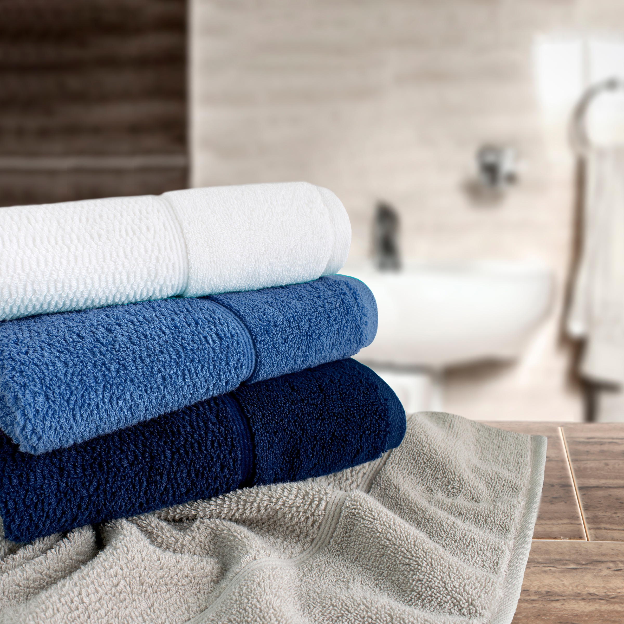 Thumbnail - Möve for frottana Handtuch Set "Pearl" 5tlg.-Set 2xGästehandtuch 30/50,2xHandtuch 50/100,1xBadetuch 67/140