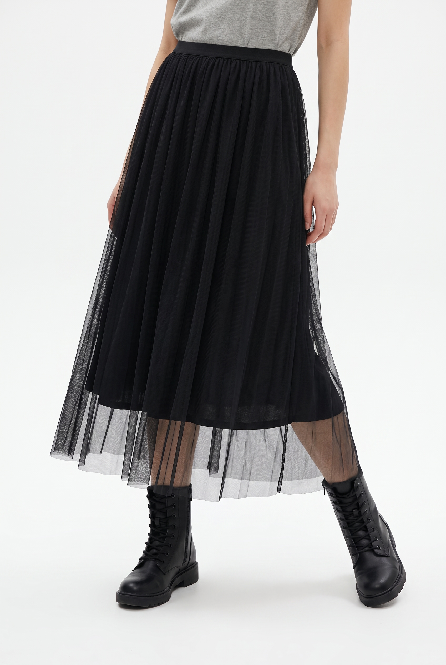 ONLY Maxirock »ONLJANEA LONG TULLE SKIRT WVN« Kunstfaser, Tüll, gefüttert