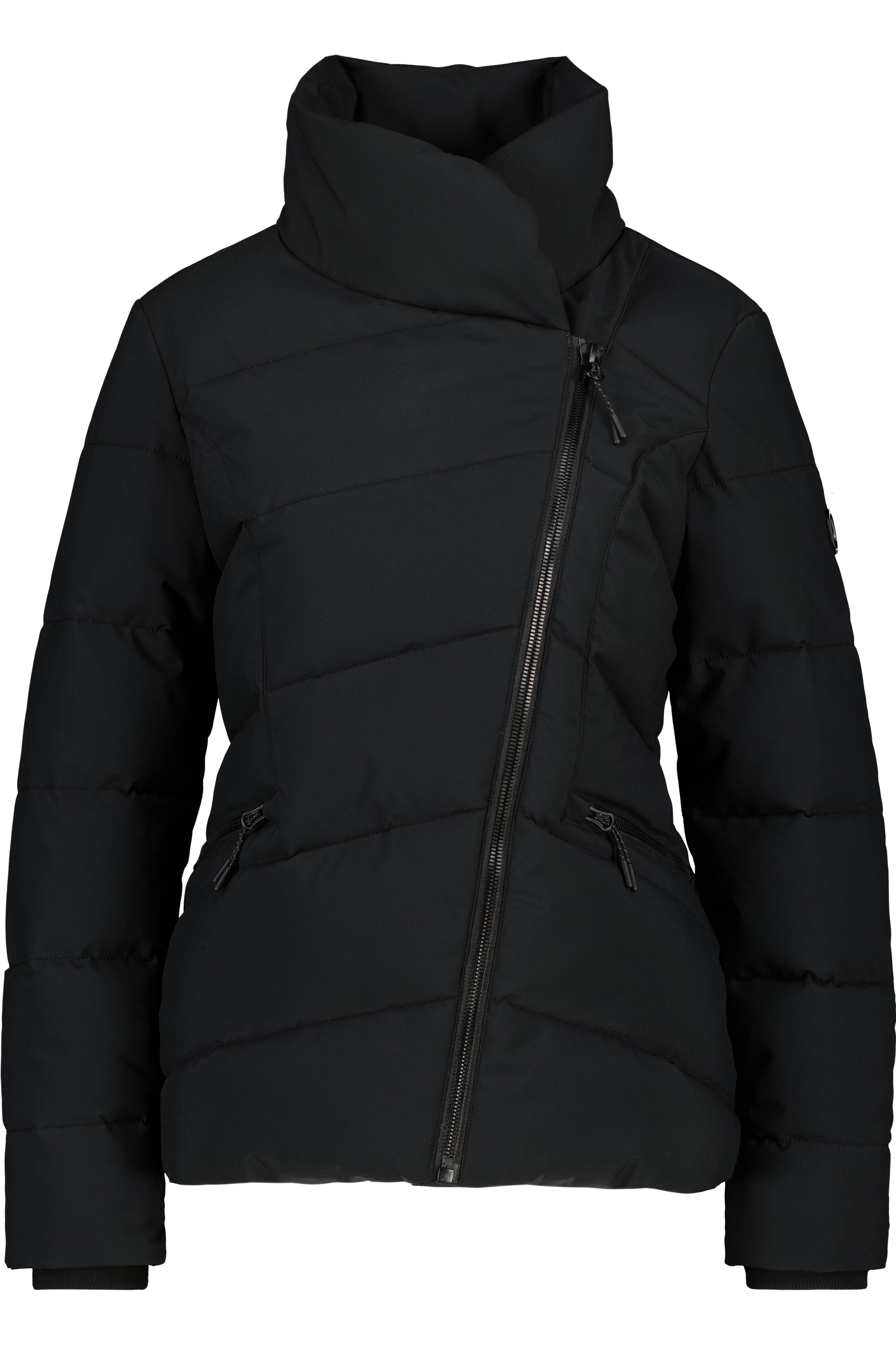 Alife & Kickin Winterjacke »Damen NellAK A«, ohne Kapuze, Figurbetont mit schrägem Reißverschluss und hohem gefütterten Kragen