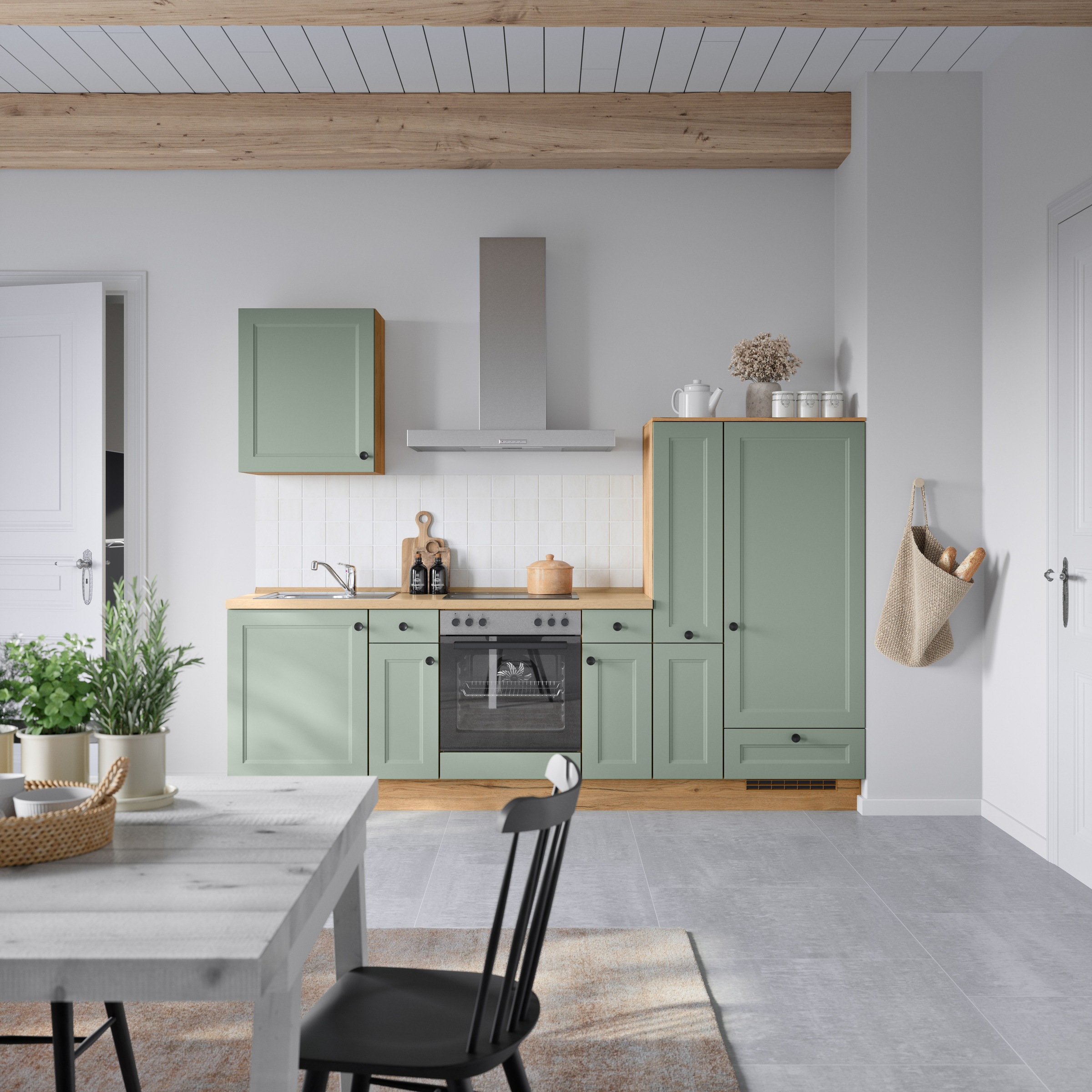 nobilia® Küchenzeile »"Cascada I"«, vormontiert, Ausrichtung wählbar, Breite 270 cm, wahlw. mit E-Geräten