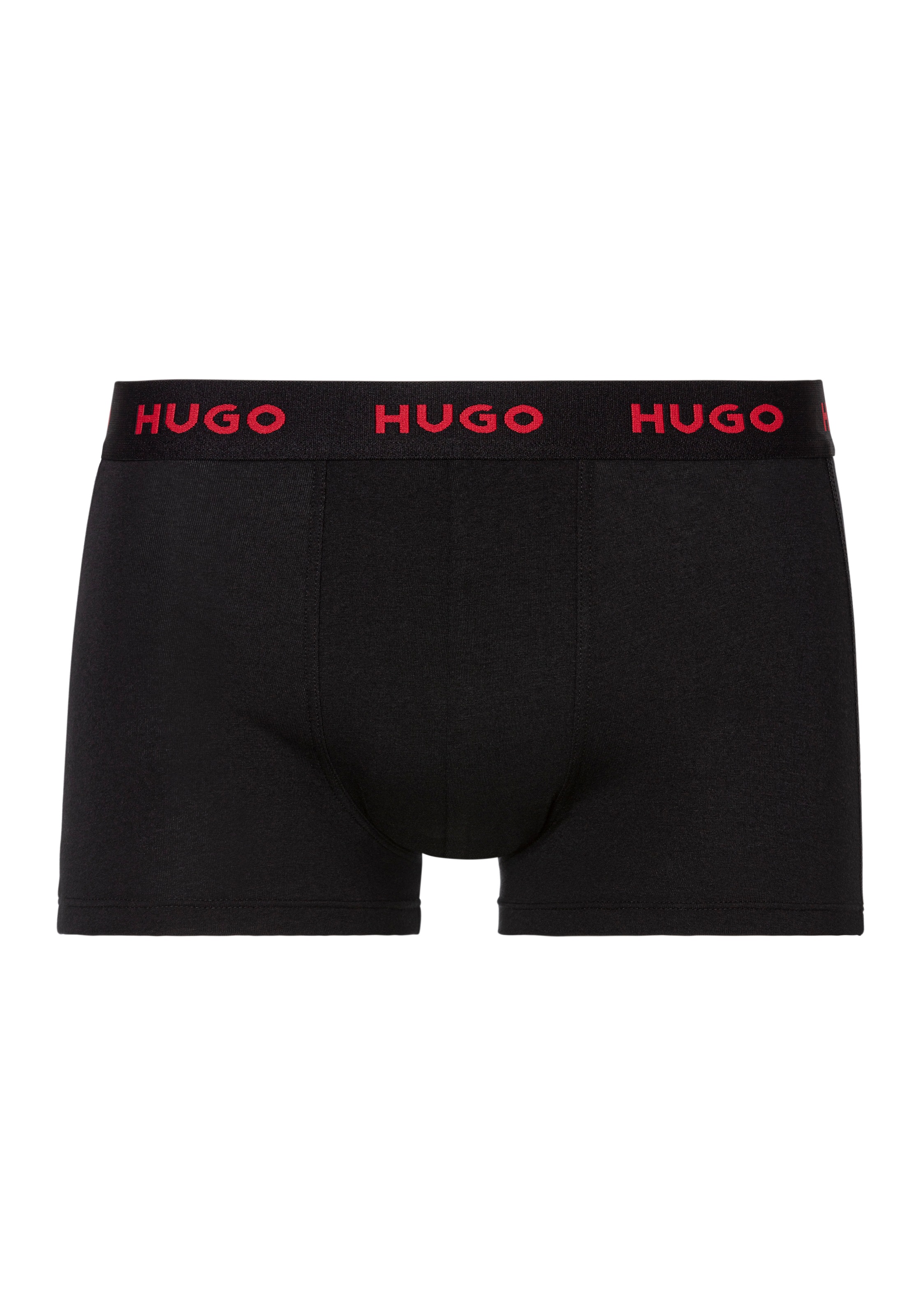 HUGO Underwear Trunk »TRUNK TRIPLET DESIGN«, (Packung, 3 St., 3er), mit elastischem Bund