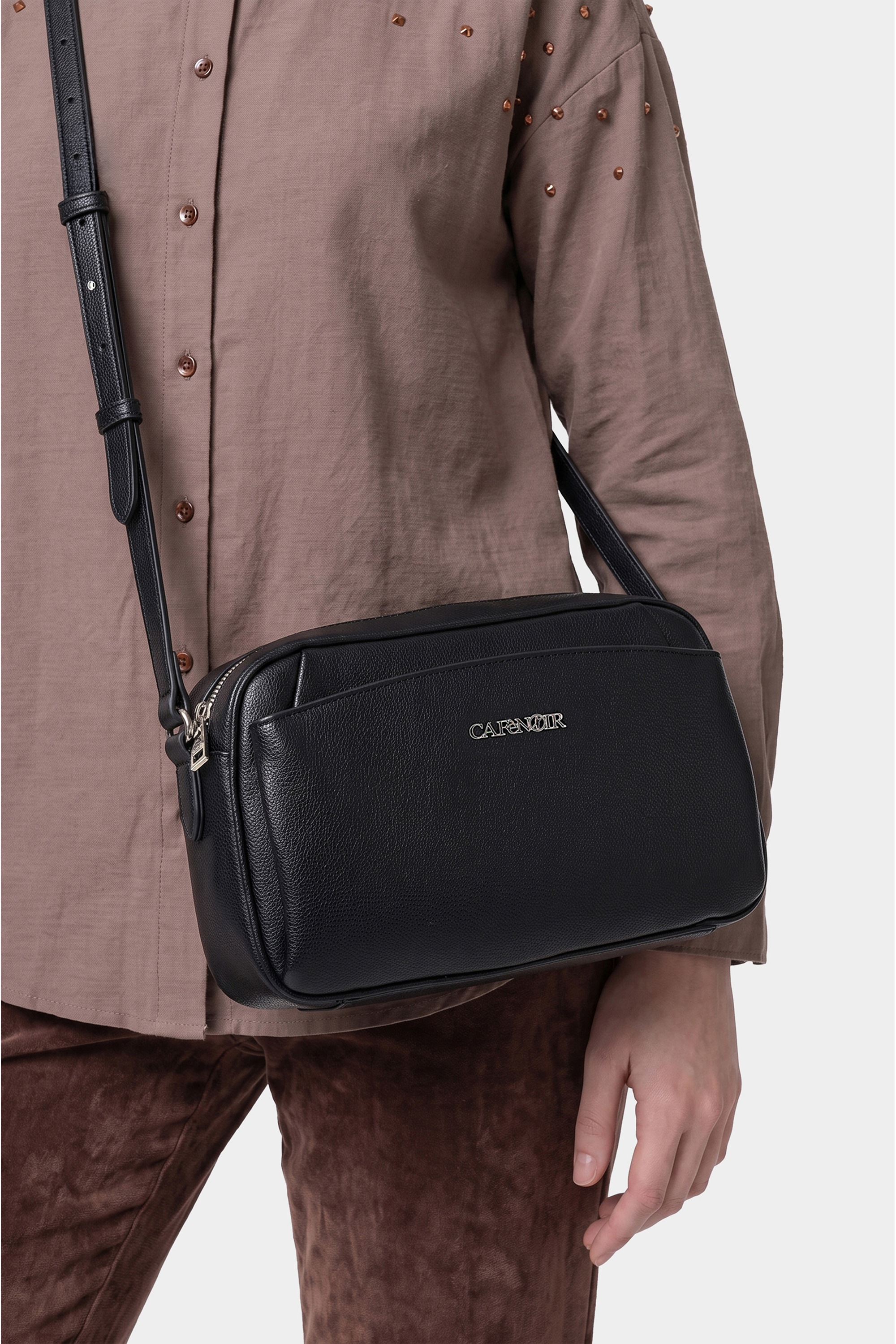 CAFèNoir Schultertasche »CAMERA BAG C3YD1117 Damen« Umhängetasche Damen, Handtasche, Abendtasche, Fashion, Lifestyle