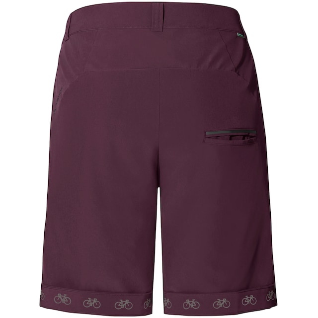 VAUDE Fahrradhose »WOMEN'S CYCLIST SHORTS«, (1 tlg.), reflektierende  Elemente bestellen | BAUR