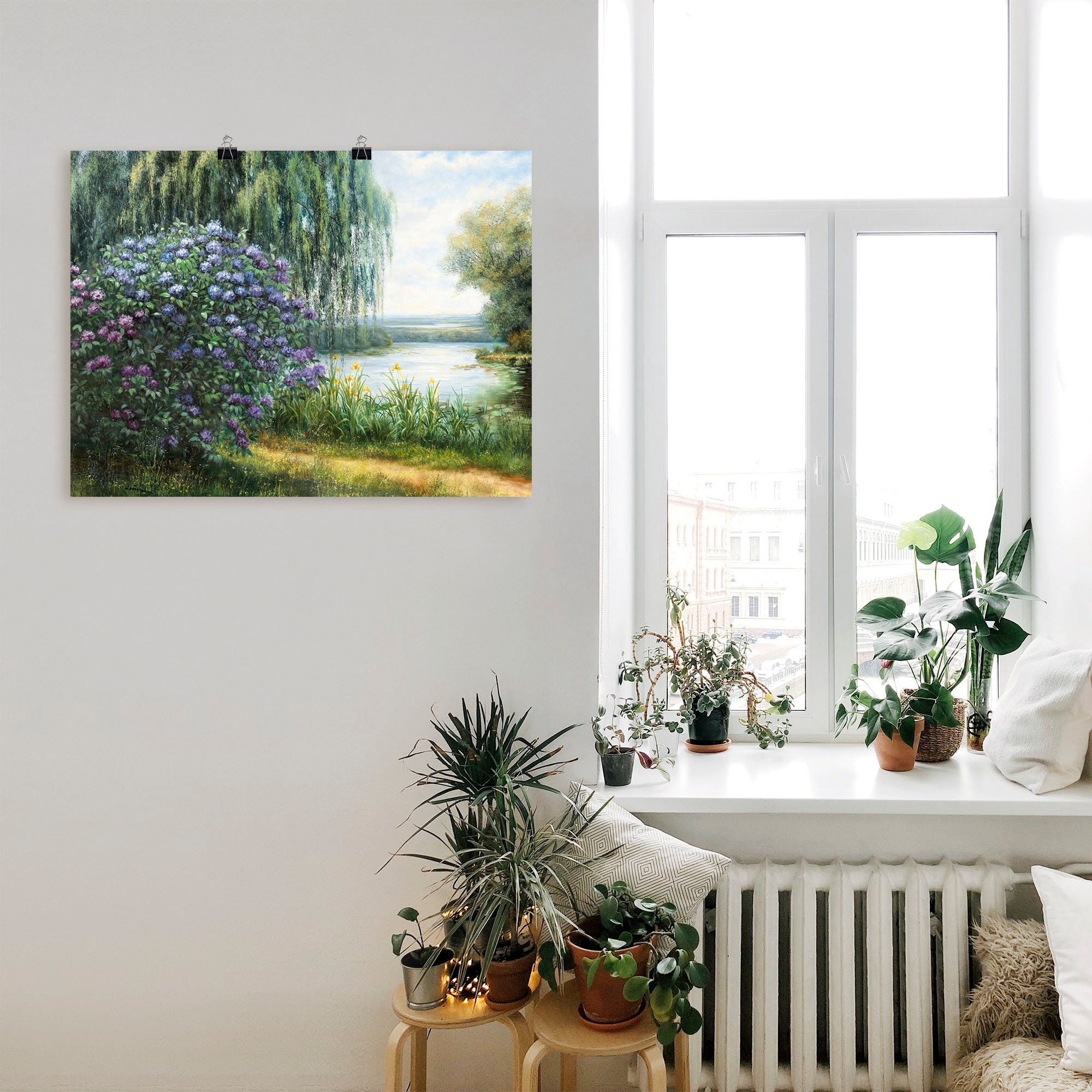 Artland Wandbild »Am See«, Seebilder, (1 St.), als Leinwandbild, Poster in verschied. Größen