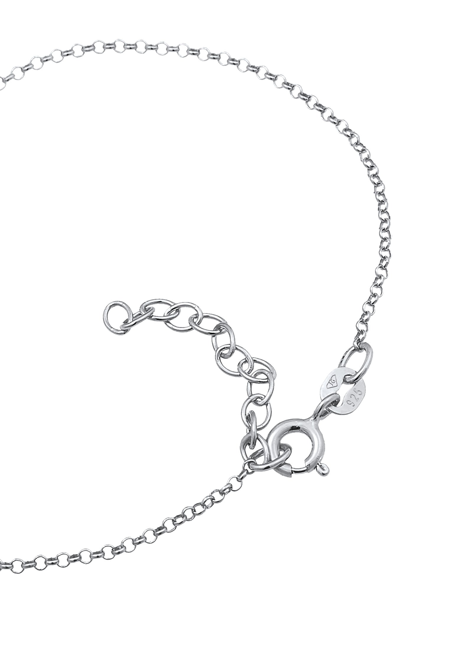 Elli Armband »Buchstaben Initialen Anhänger J 925 Silber«
