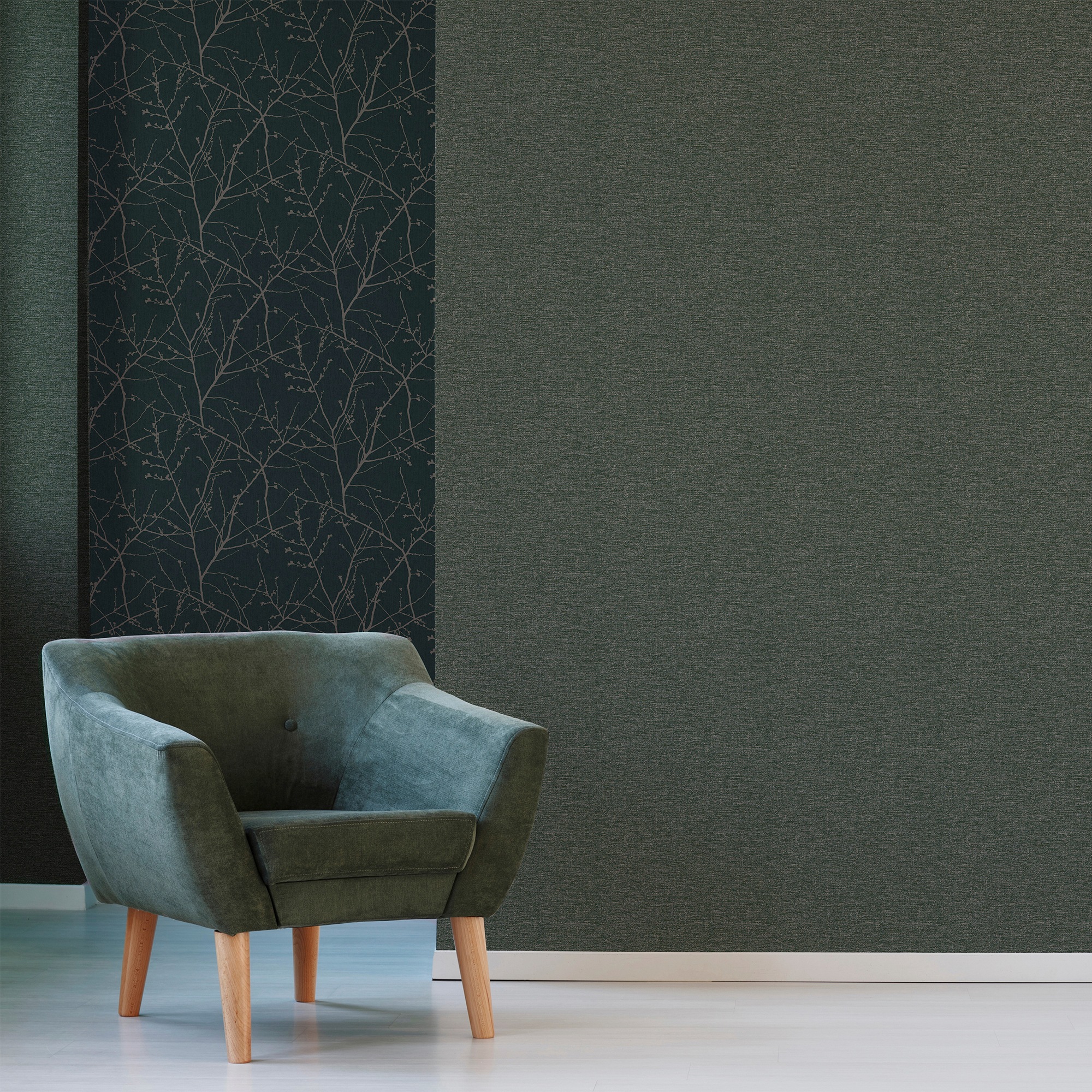Superfresco Easy Vliestapete »Heritage Texture«, kariert, Grün - 10mx52cm