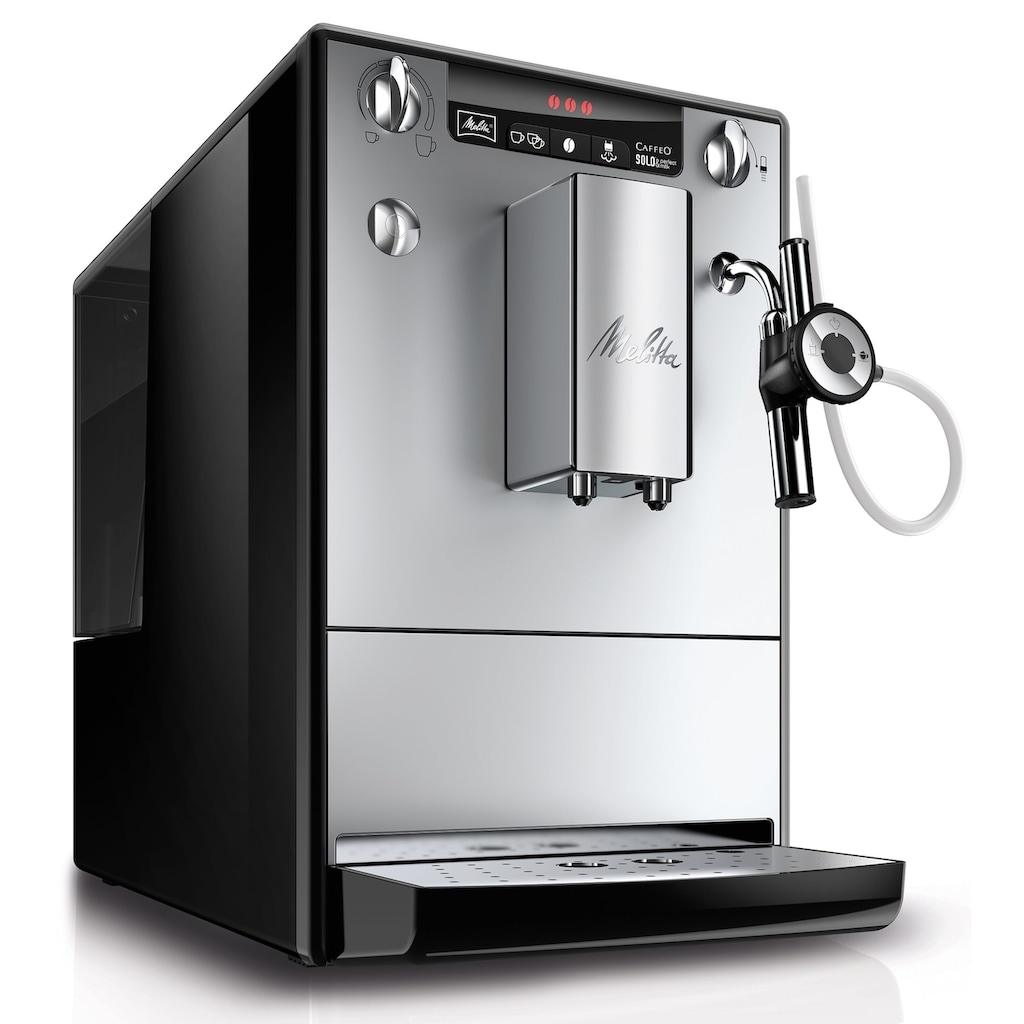 Melitta Kaffeevollautomat »Solo® & Perfect Milk E957-203, silber/schwarz«