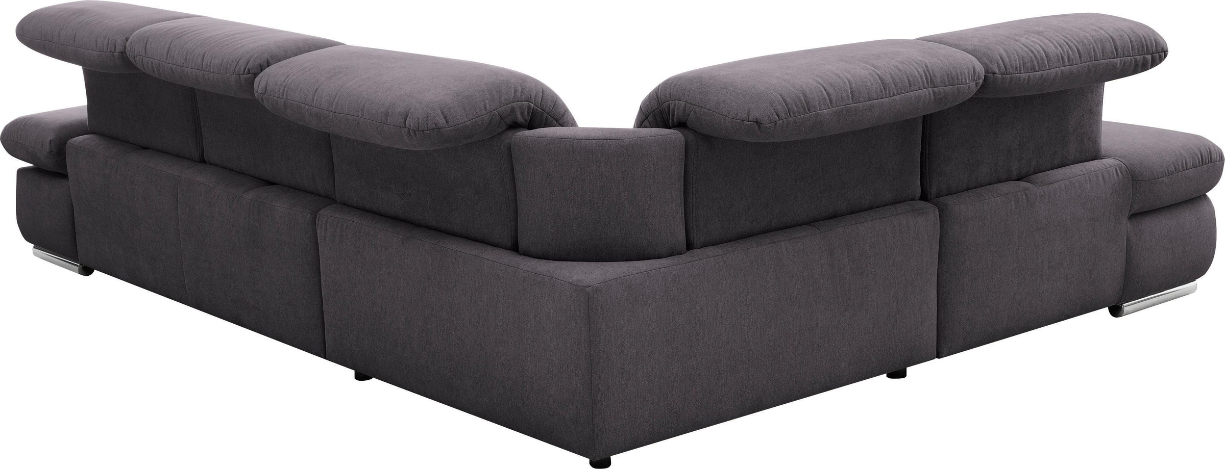 set one by Musterring Ecksofa »SO 4100 mit komfortablen Federkern und Kopfteilverstellung,« wahlweise mit Bettfunktion und Sitztiefenverstellung, L-Form