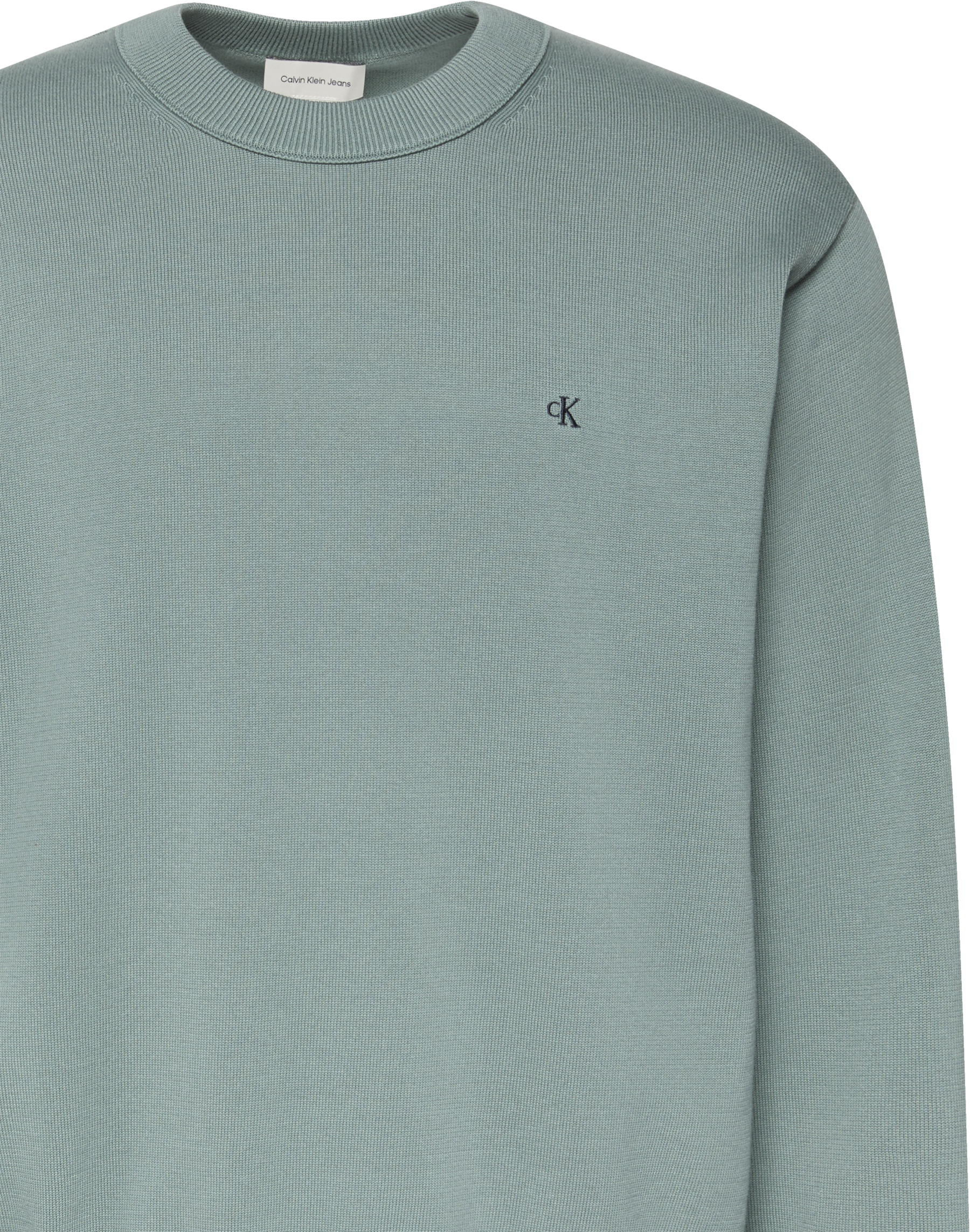 Calvin Klein Jeans Strickpullover »LS EZ COTTON CREWNK SWEATER 12GG« Mit Rundhalsausschnitt