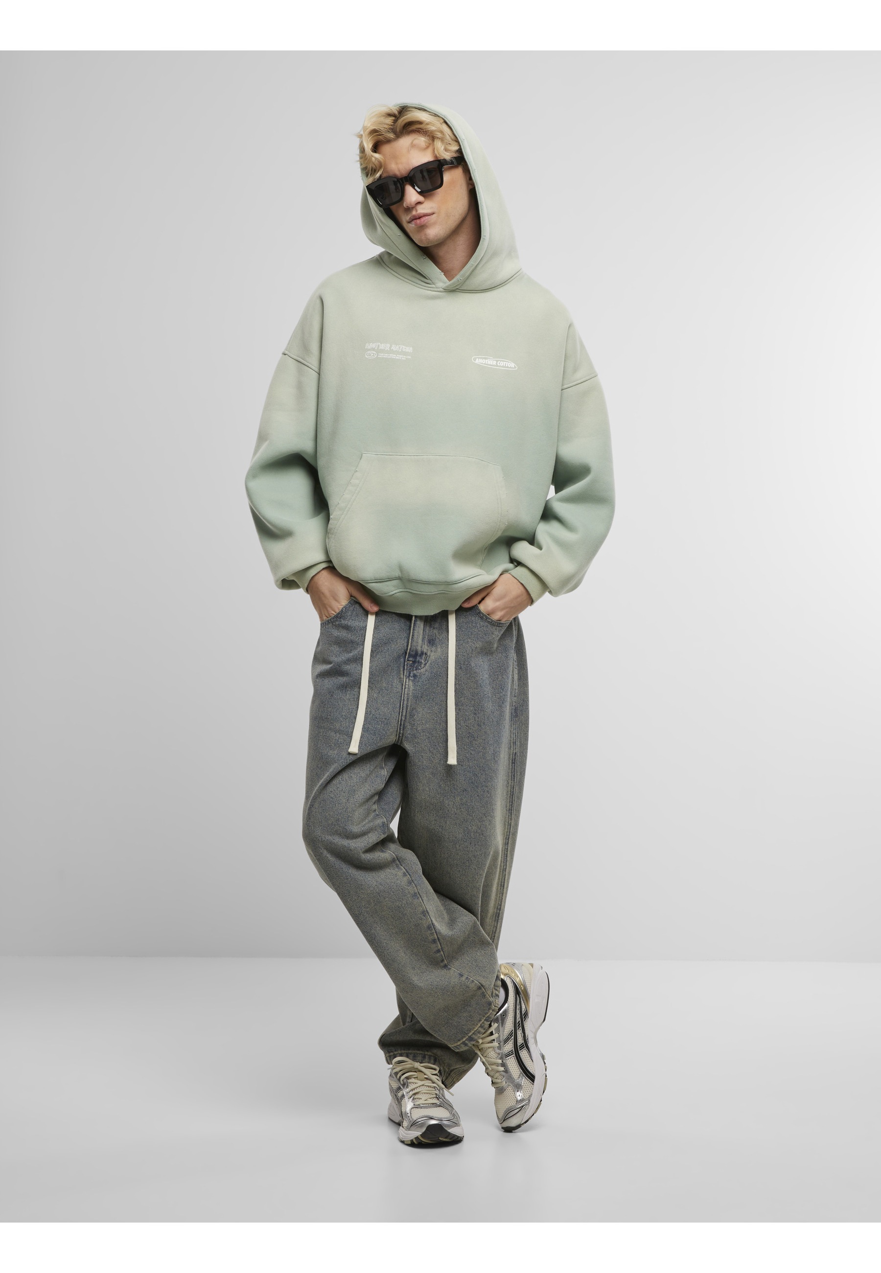 Another Cotton Lab Kapuzensweatshirt »Another Cotton Lab Matcha Lab Oversized Washed Hoodie«, 1
