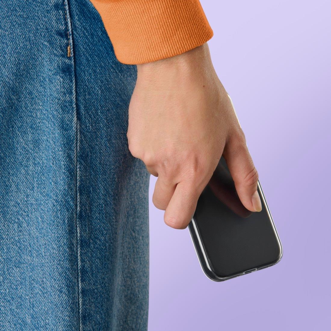 Hama Smartphone-Hülle »Handyhülle „Always Clear“ f. iPhone 17 Pro (kratzfest, ohne Vergilben)«