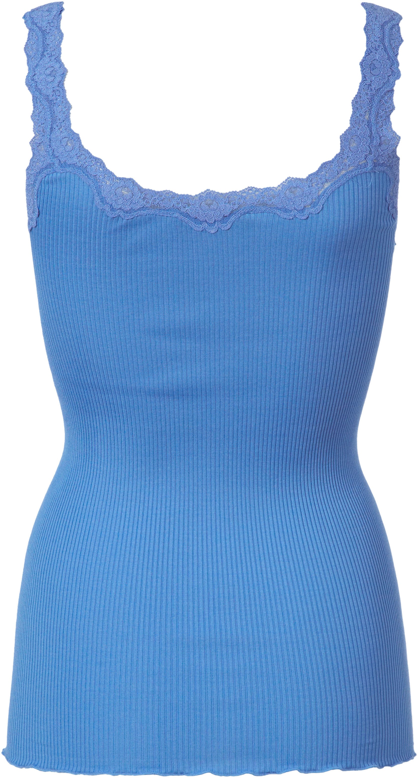 rosemunde Tanktop »Babette Silk Top«, wunderschöner, umgedrehter Vintage-Spitzenbesatz