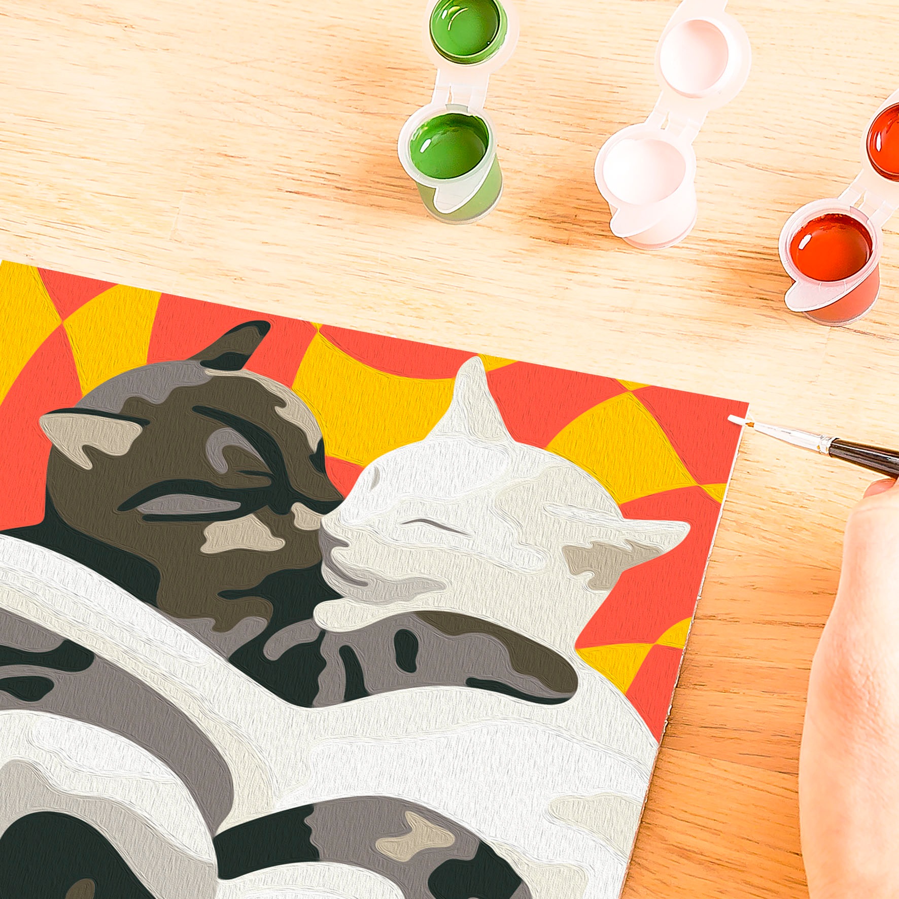 Ravensburger Malen nach Zahlen »CreArt, Katzen-Liebe«, Made in Europe