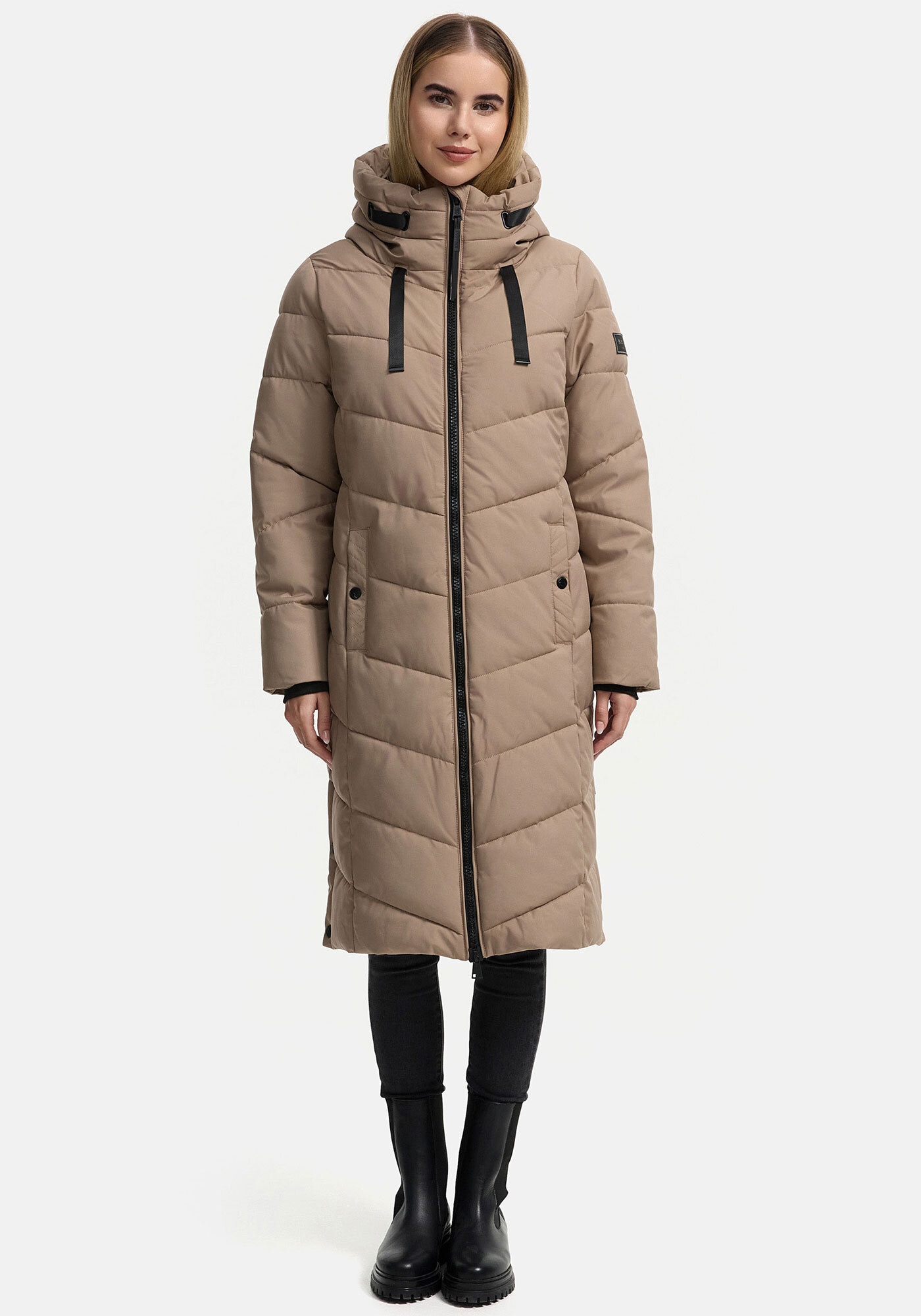 Navahoo Winterjacke "Schmatzibär", mit weichem Teddyfell innen