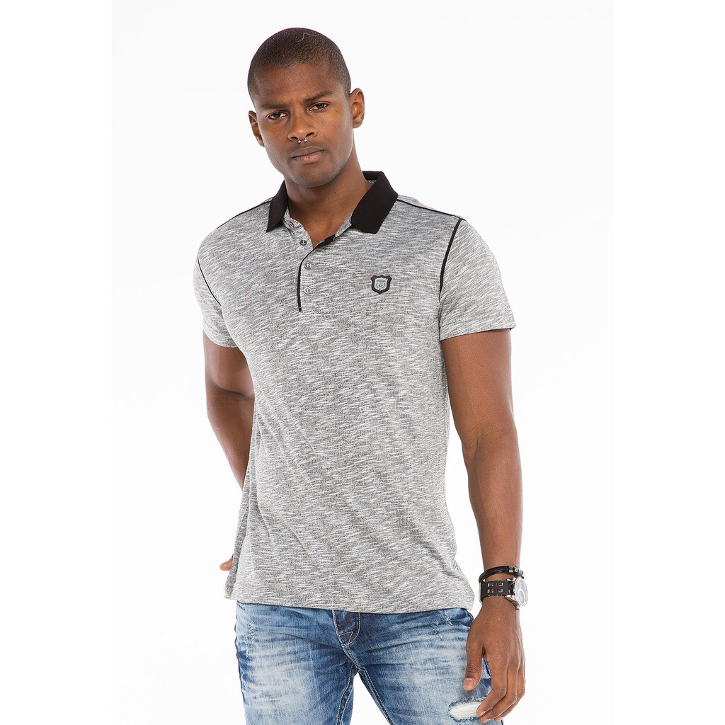 Cipo & Baxx Poloshirt, im eleganten Design