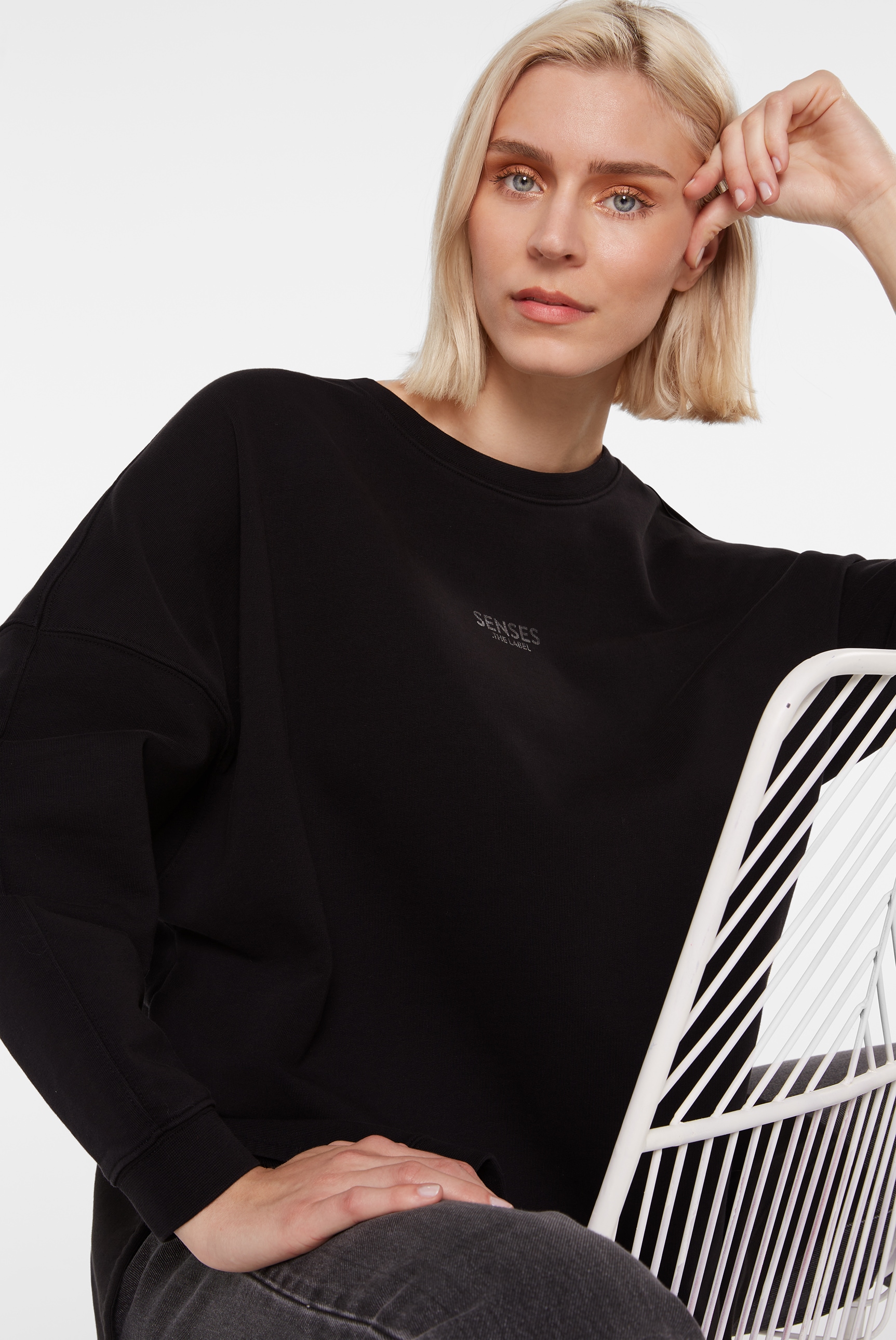 SENSES.THE LABLE Sweater, mit Seitenschlitze