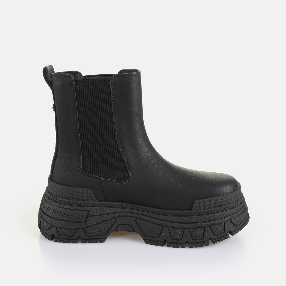 Buffalo Chelseaboots »FUSION«  Plateauboots, Stiefelette mit seitlichen Stretcheinsätzen