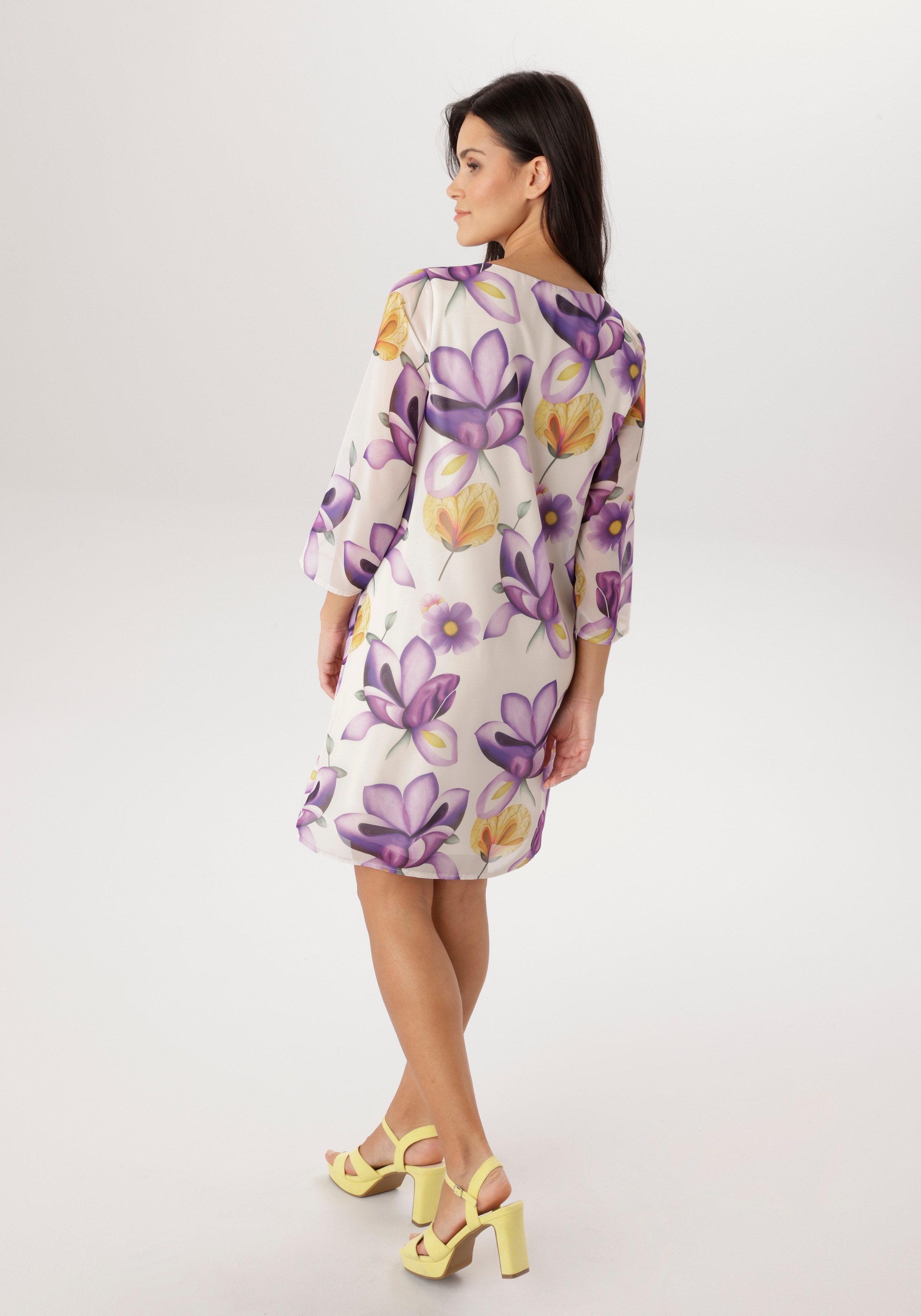 Aniston SELECTED Chiffonkleid aus zartem Chiffon und gefüttert - NEUE KOLLE günstig online kaufen