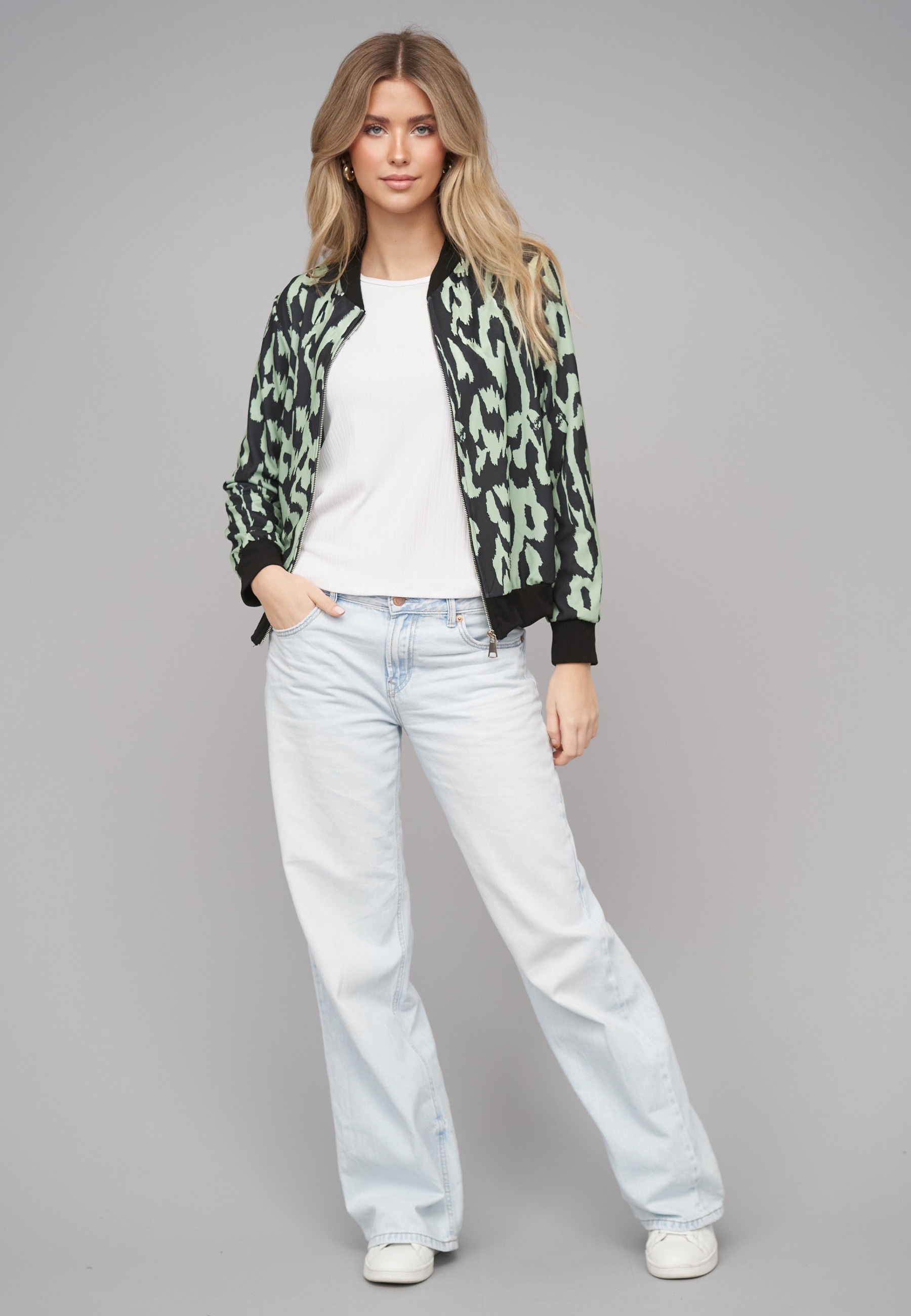 CLOUD 5IVE Bomberjacke »CLOUD 5IVE Blouson Bomber Jacket« 1 Stk. tlg. ohne Kapuze