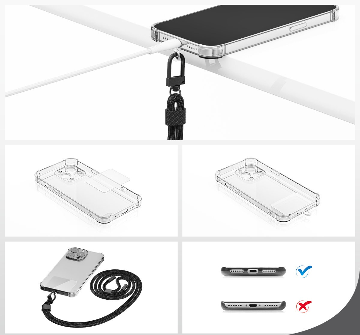 4smarts Smartphone-Tragegurt »Universal Necklace PhonoLace«