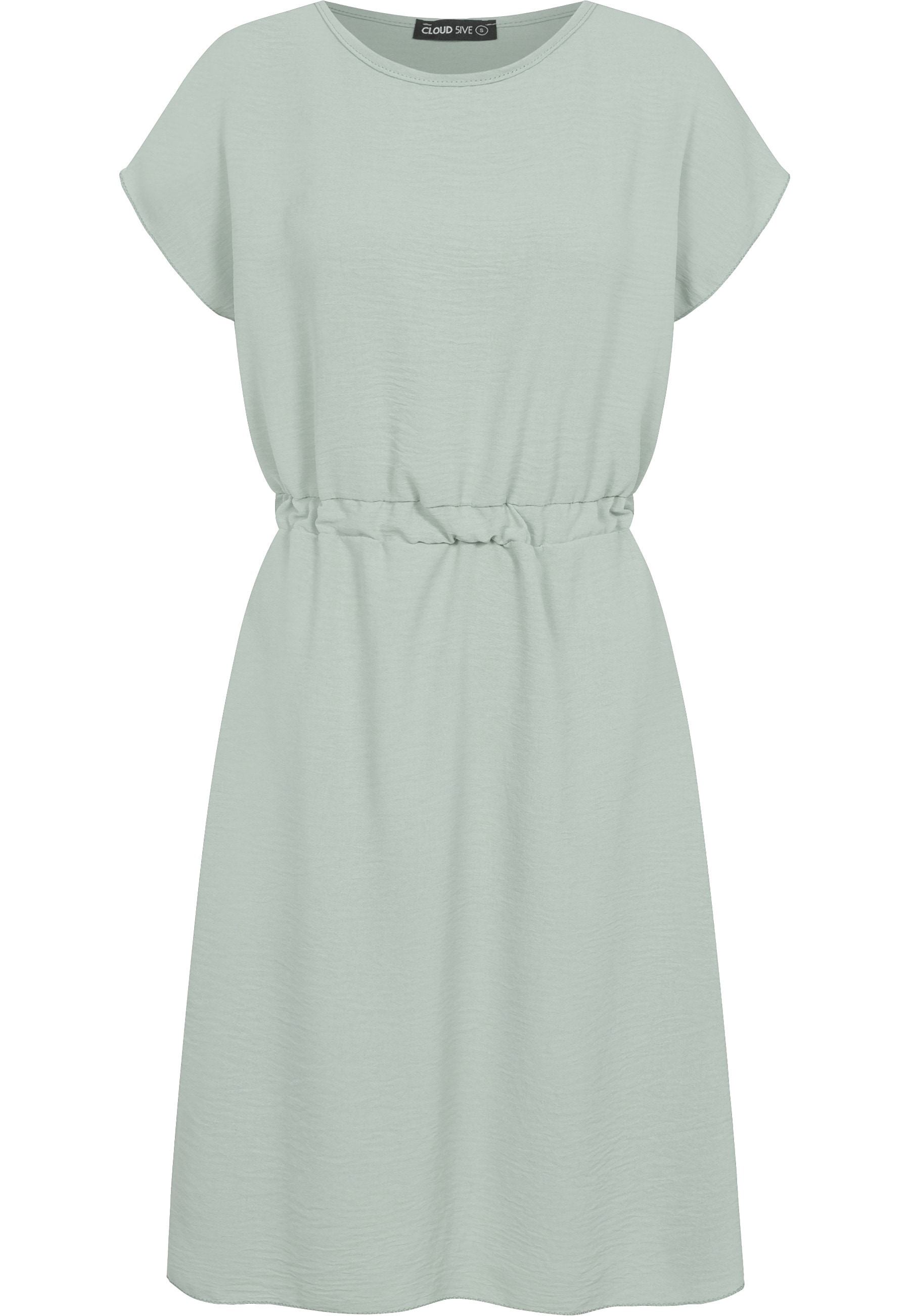 CLOUD 5IVE Shirtkleid "CLOUD 5IVE Musselin T-Shirt-Kleid mit elastischem Ta günstig online kaufen