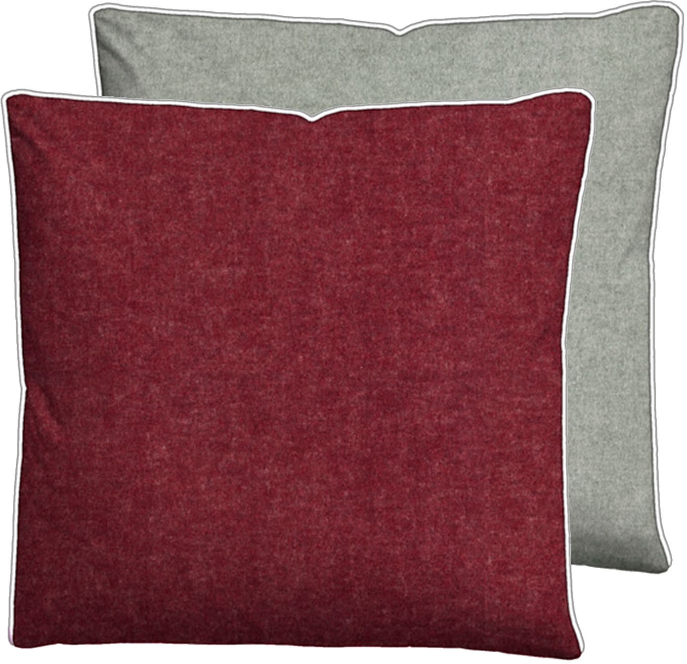 Kissenbezug BIBERNA, B:40cm L:40cm, rot, Baumwolle, 100% Baumwolle, Kissenbezüge