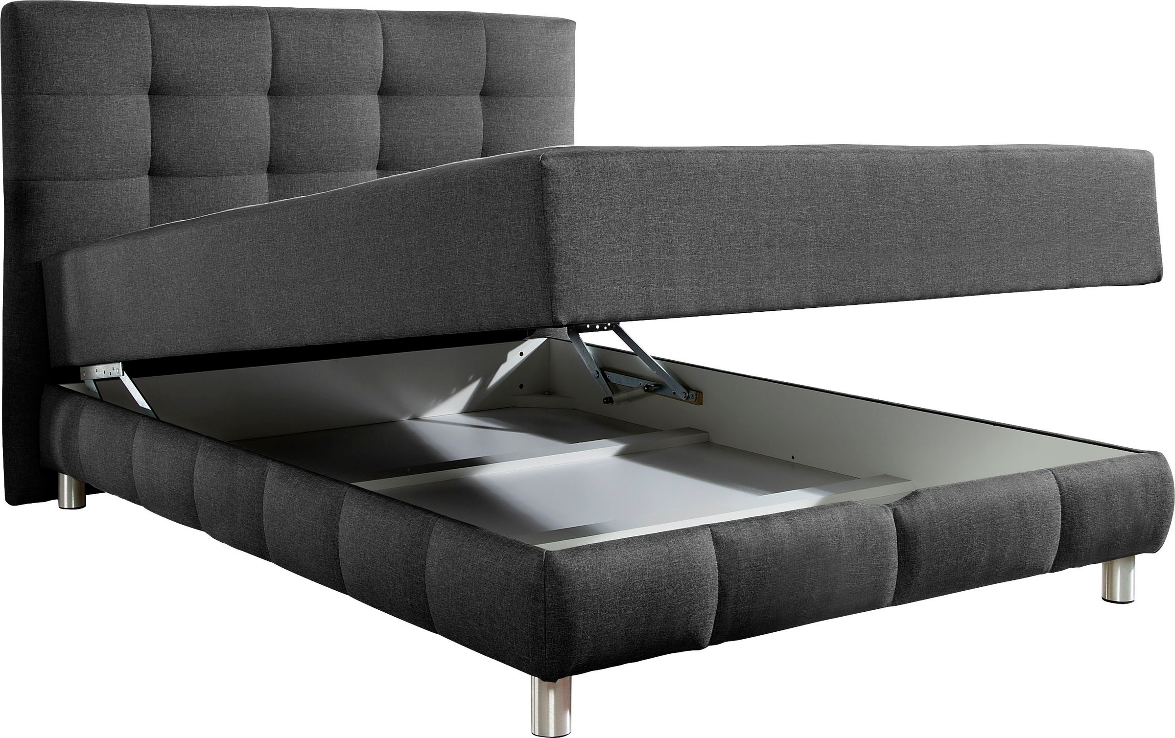 INOSIGN Boxbett »Vaasa«, inkl. Bettkasten & Topper, XXL-Ausführung, Überlänge 220 cm