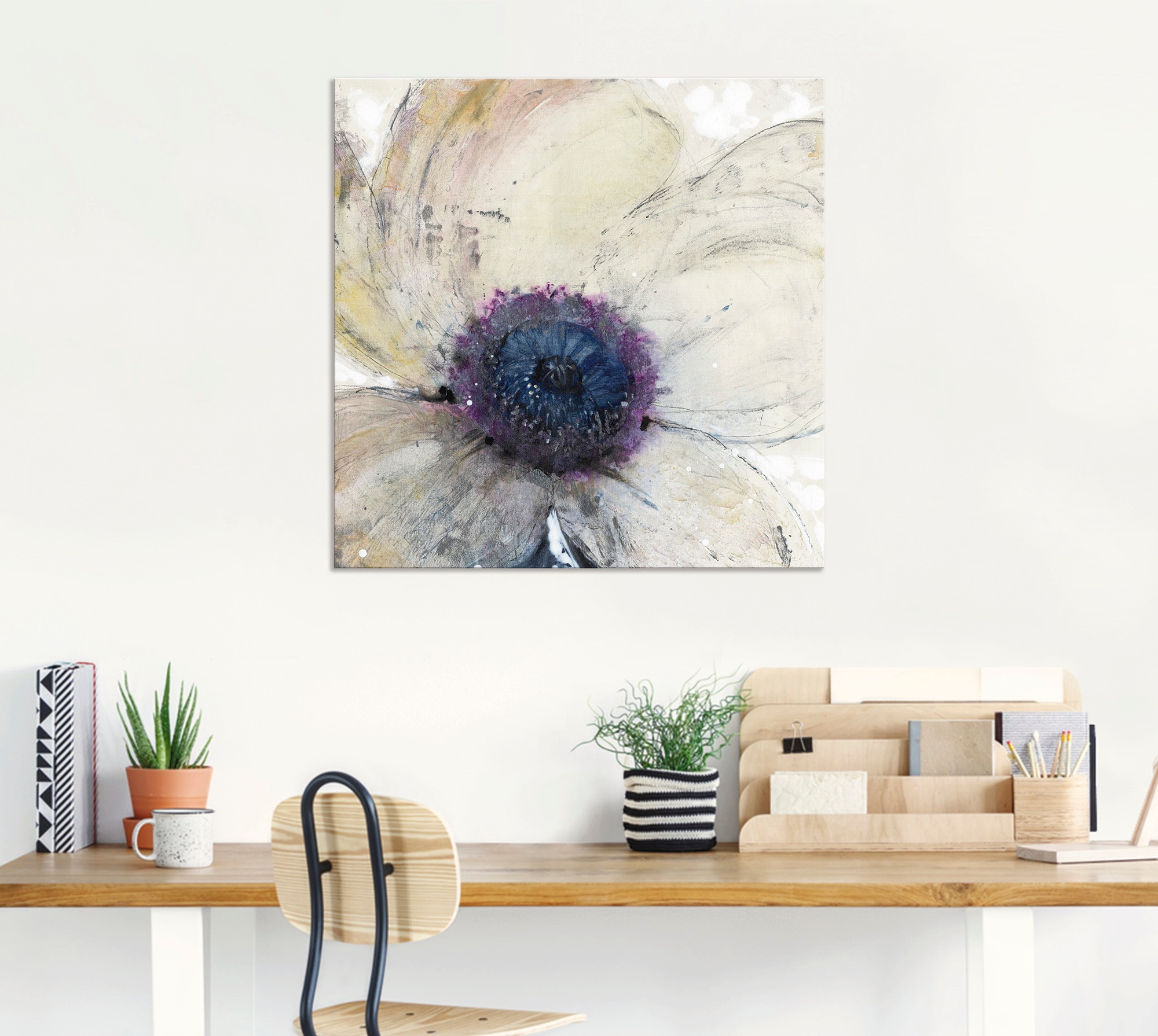 Artland paveikslas »Blumenfluss II« gėlės (1 St.) kaip Alubild Outdoorbild Paveikslas ant drobės Sienos lipdukai versch. dydžiai