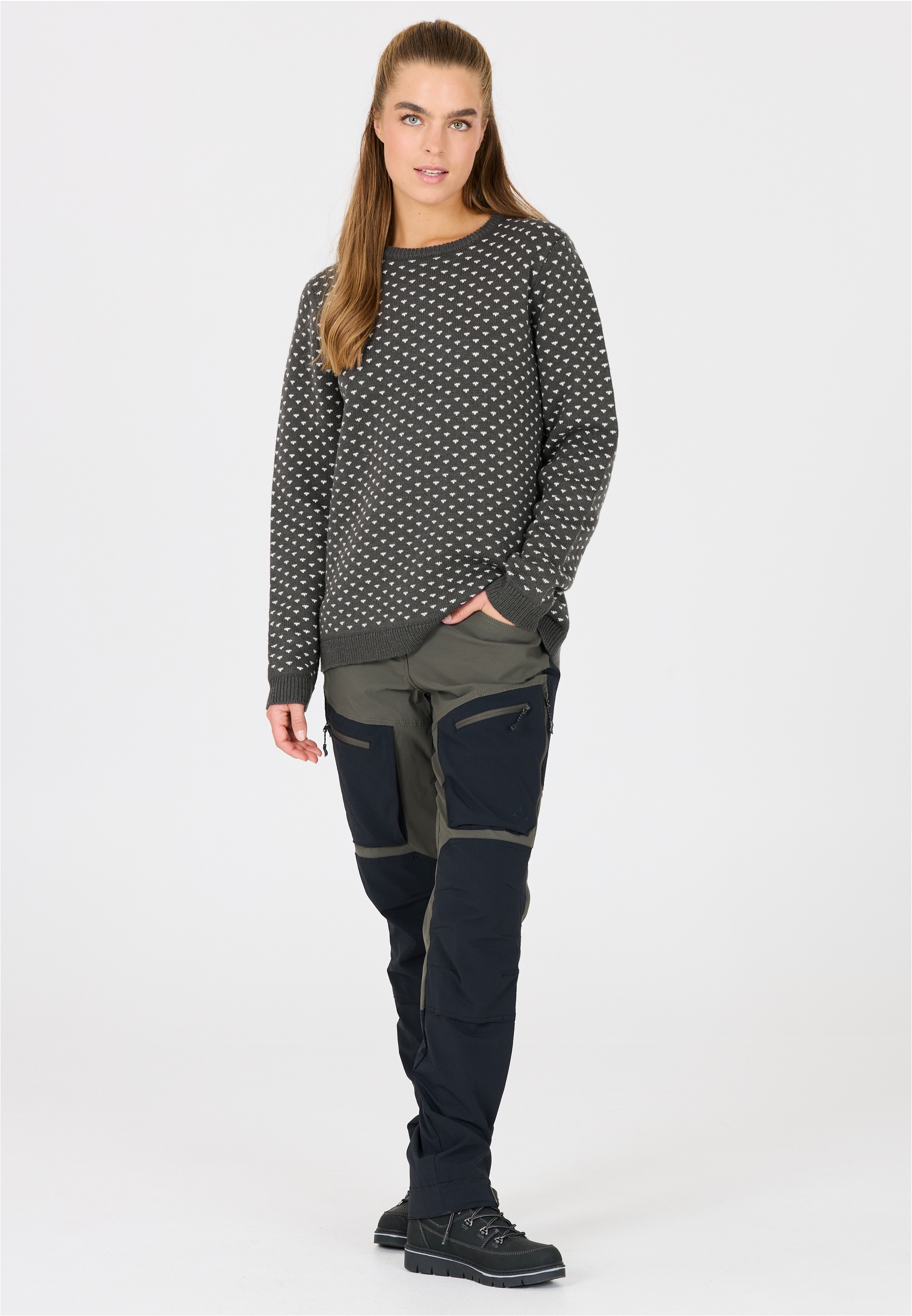 WHISTLER Strickpullover »Borge«, aus stilvollem und wärmendem Strick