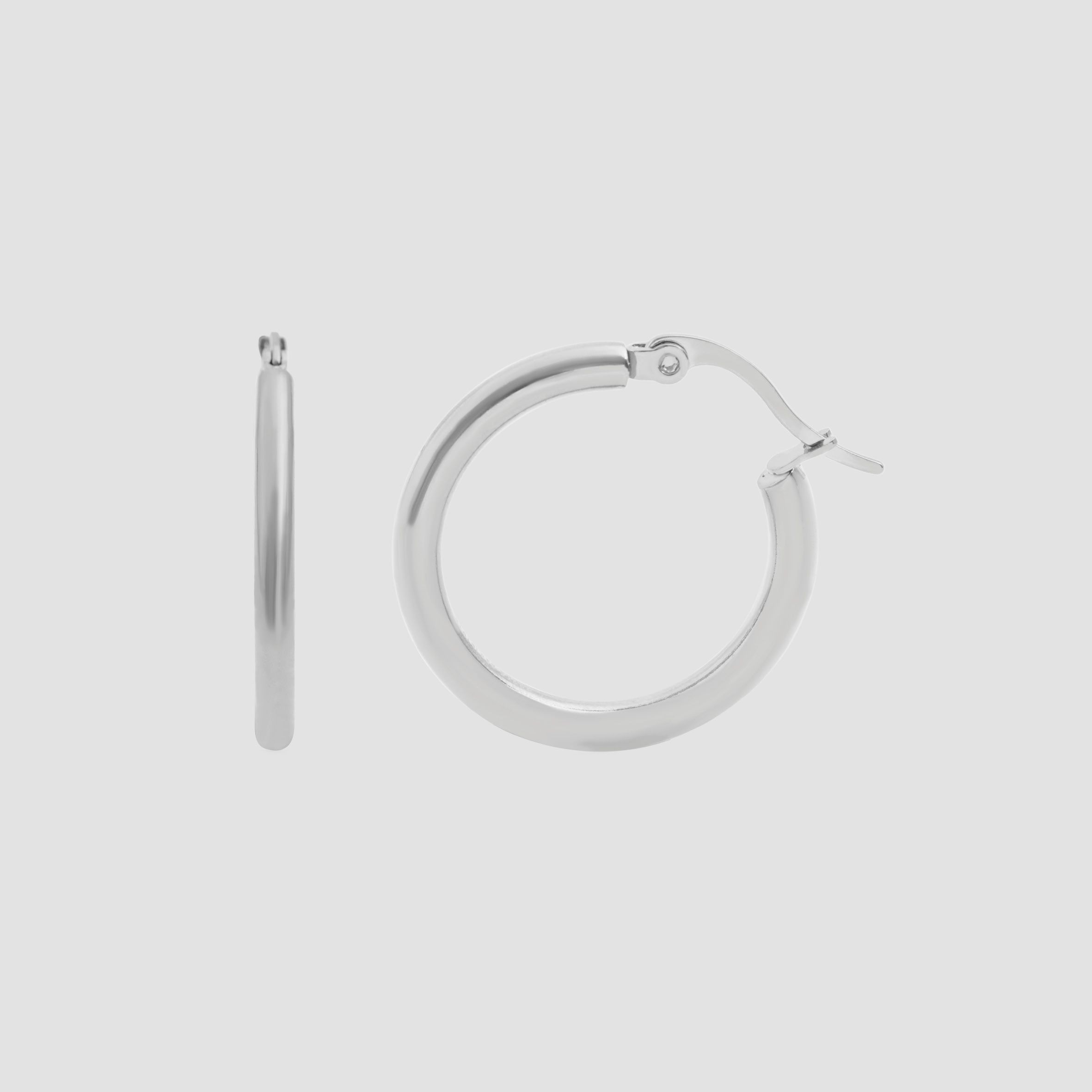 Adelia´s Klappcreolen »Damen Ohrringe – Klappcreole aus Edelstahl« Zum Verschenken – passend für viele Anlässe