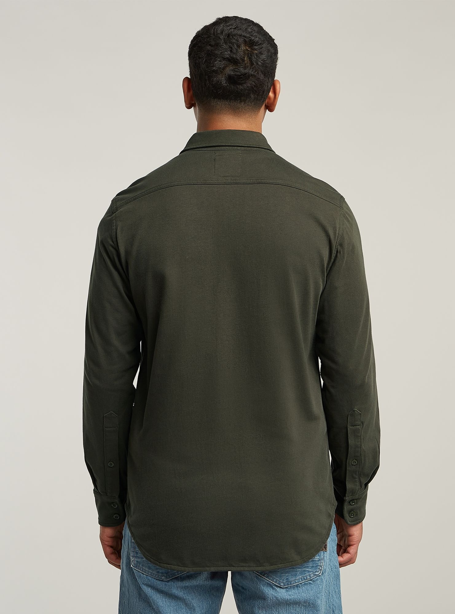 G-STAR Langarmshirt "Jersey Hemd Marine Pockets" günstig online kaufen