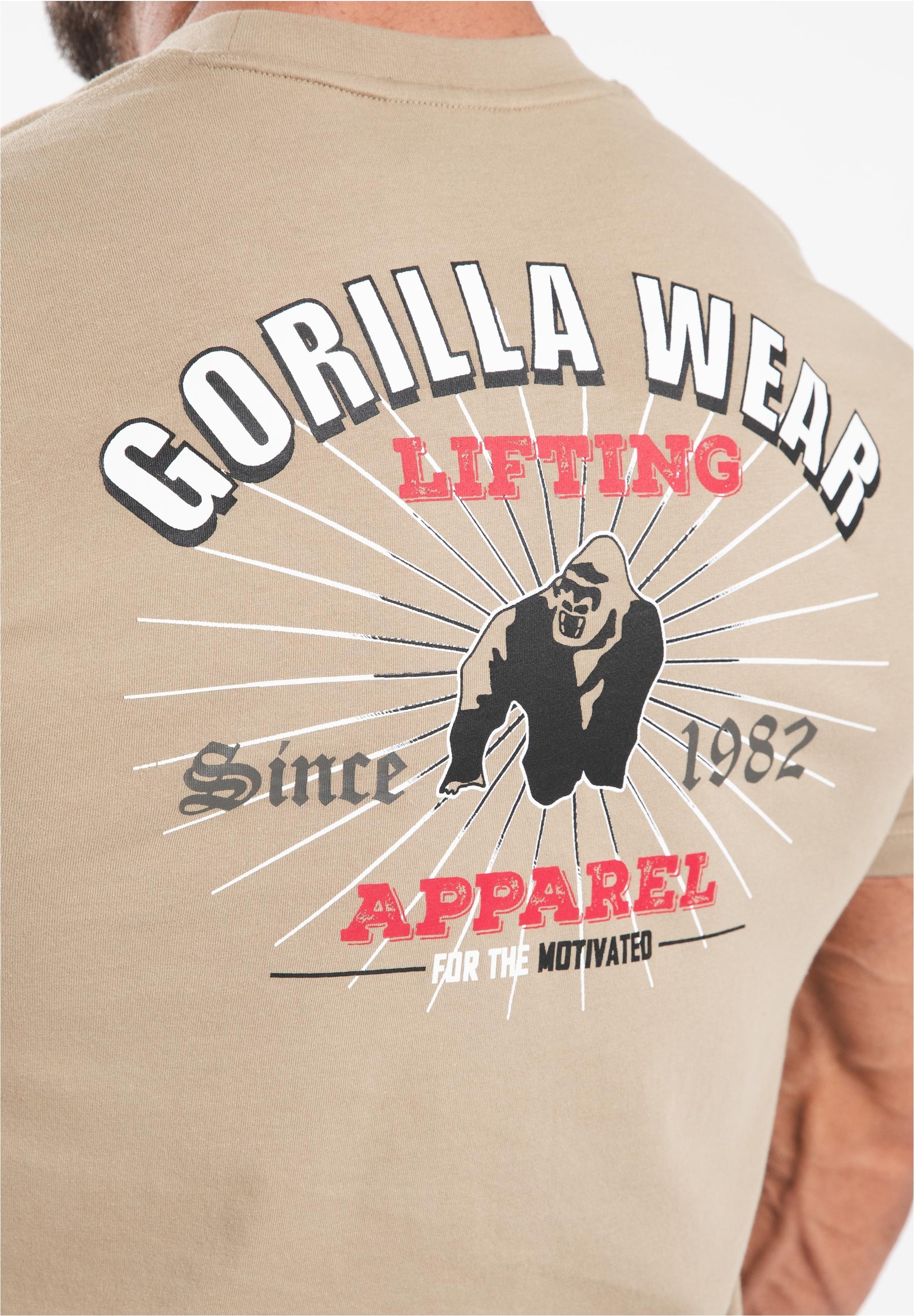 Gorilla Wear Funktionsshirt, mit coolem, großem Rückenprint