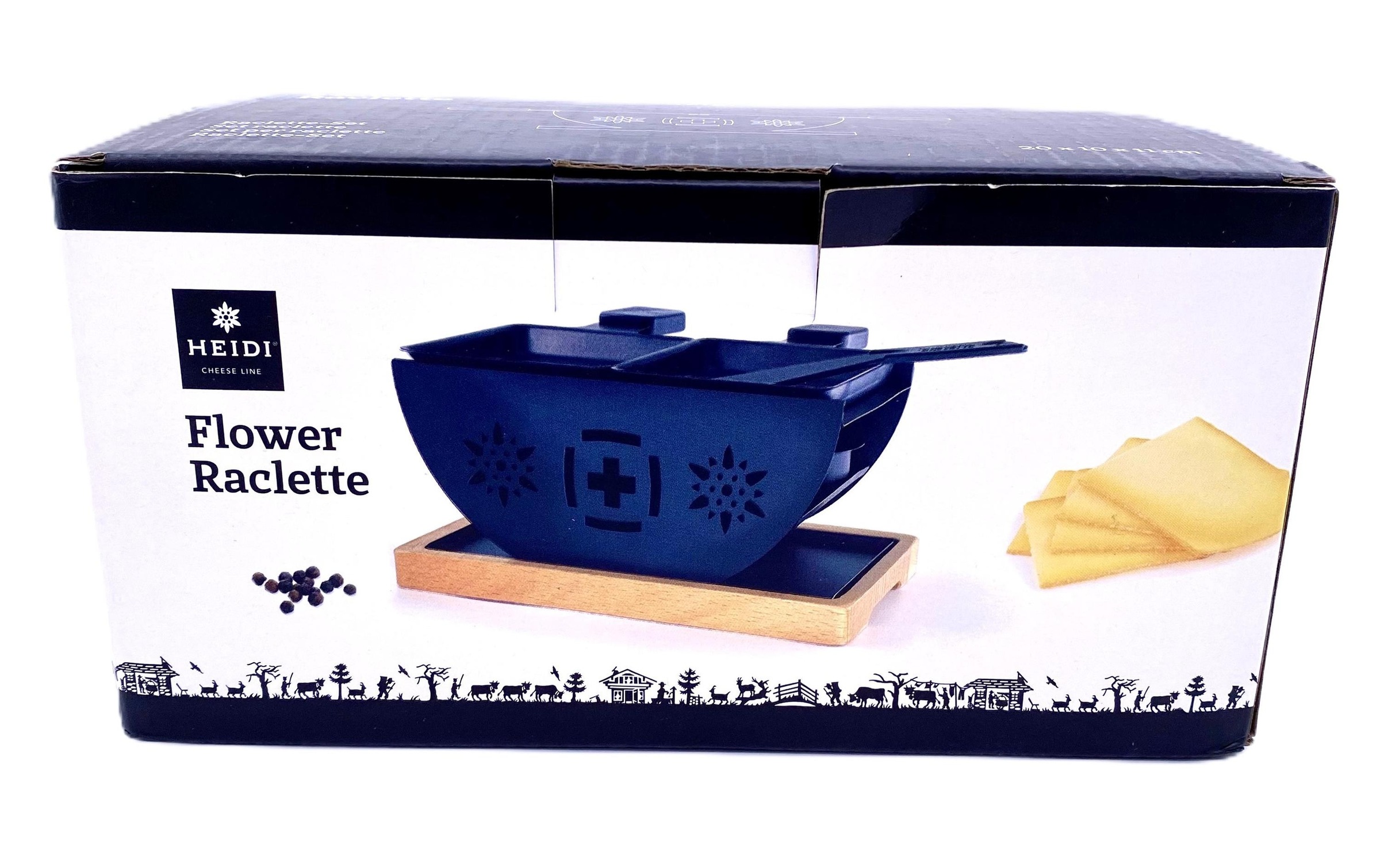   Raclette »Heidi Cheese Line FLOWER 2p« 2 Stk. Raclettepfännchen