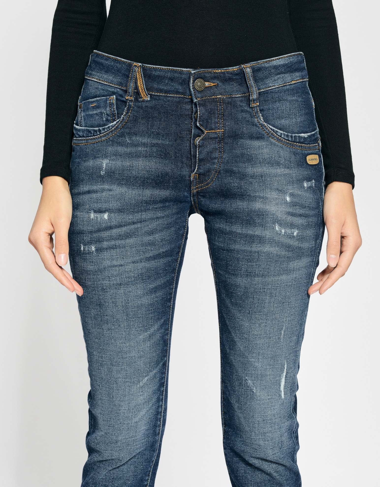 GANG Relax-fit-Jeans »94GERDA«, mit besonderer Struktur