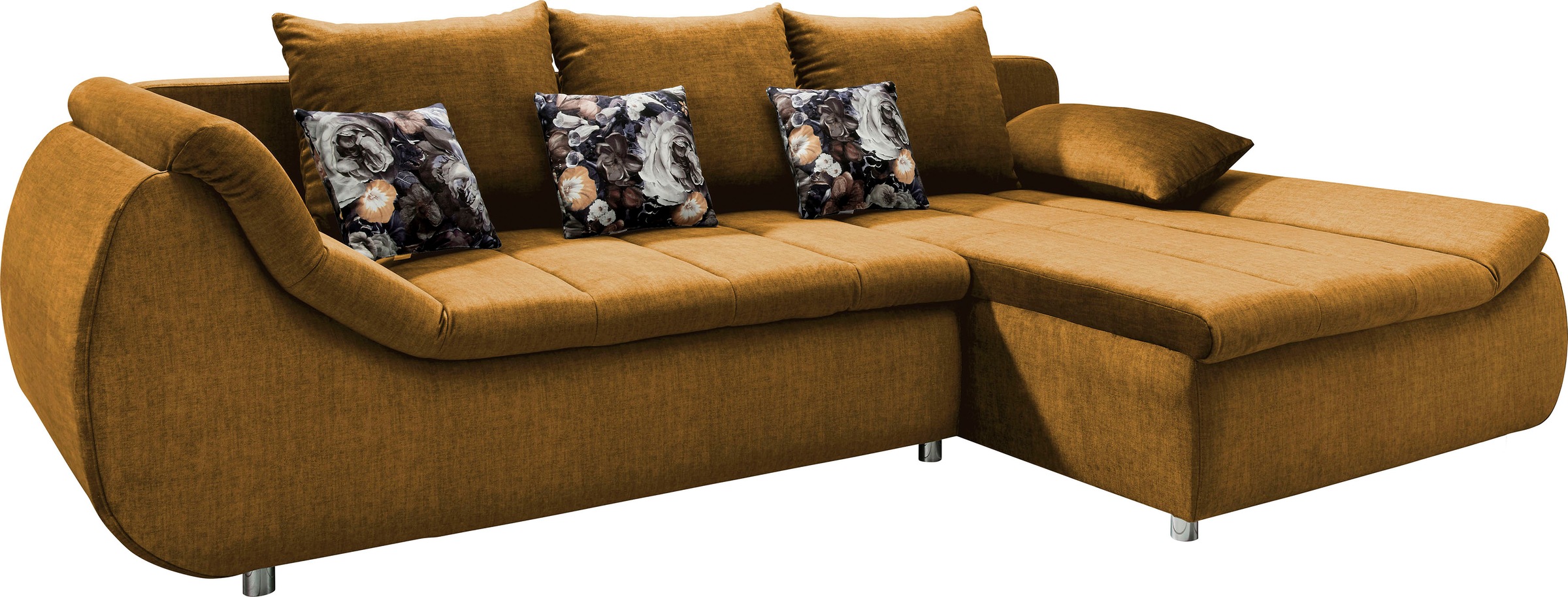 INOSIGN Ecksofa "Imola elegant und modern, aktuelle Steppung im Sitz, beque günstig online kaufen