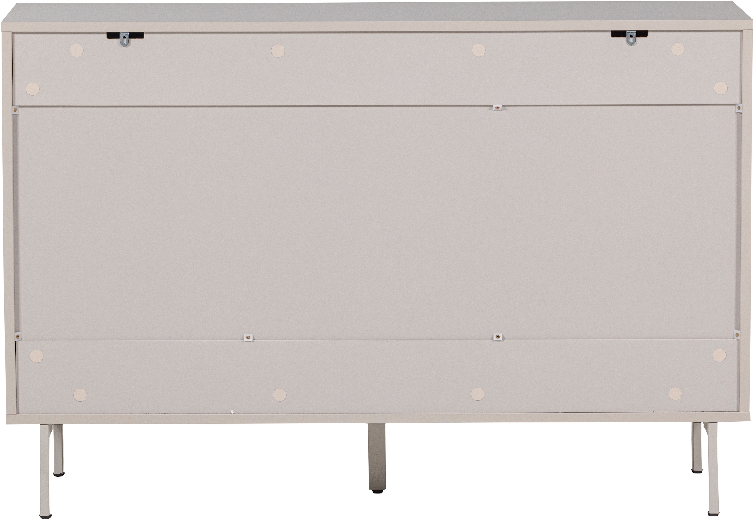 WOOOD Sideboard »Tours mit Melamin-MDF und breiter Ausführung B 120 x T 42 x H 80 cm« Tragkraft Deckplatte 50 kg, schmutzabweisende Oberfläche
