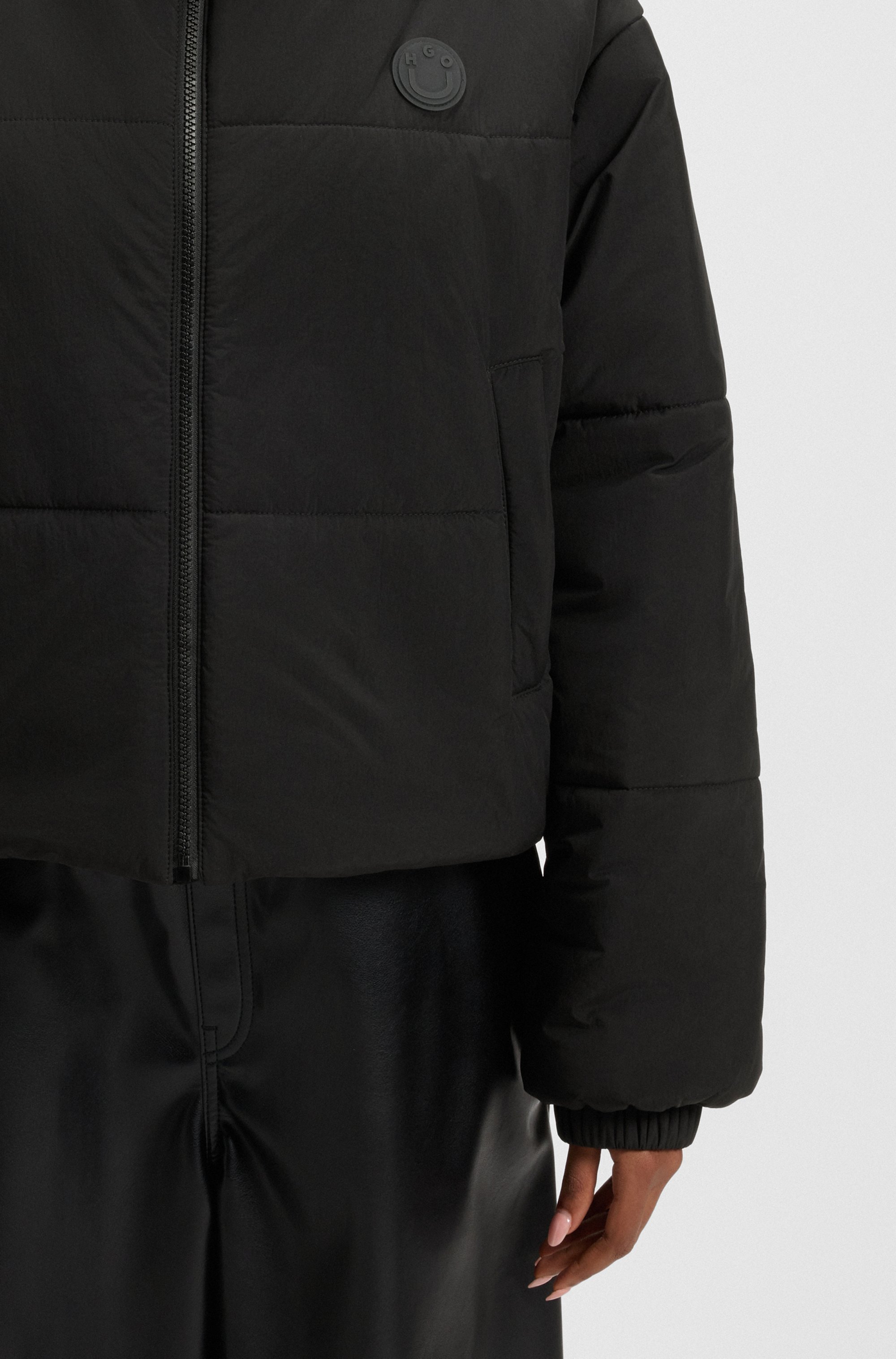 Thumbnail - HUGO Blue Steppjacke "Freya" mit Kapuze Relaxed Fit, mit Kapuze