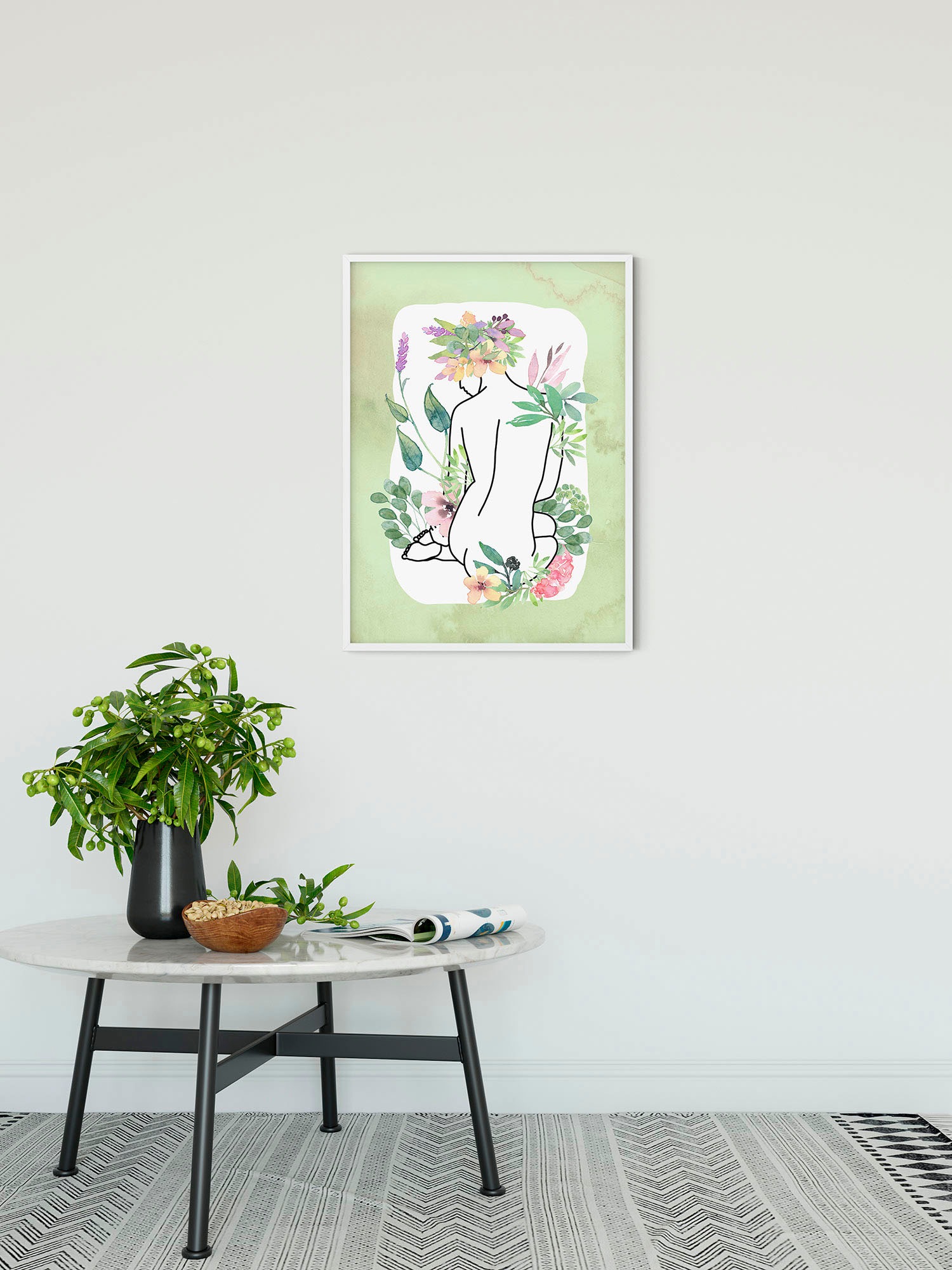 Komar Wandbild »Vita Pura«, (1 St.), Deutsches Premium-Poster Fotopapier mit seidenmatter Oberfläche und hoher Lichtbeständigkeit. Für fotorealistische Drucke mit gestochen scharfen Details und hervorragender Farbbrillanz.