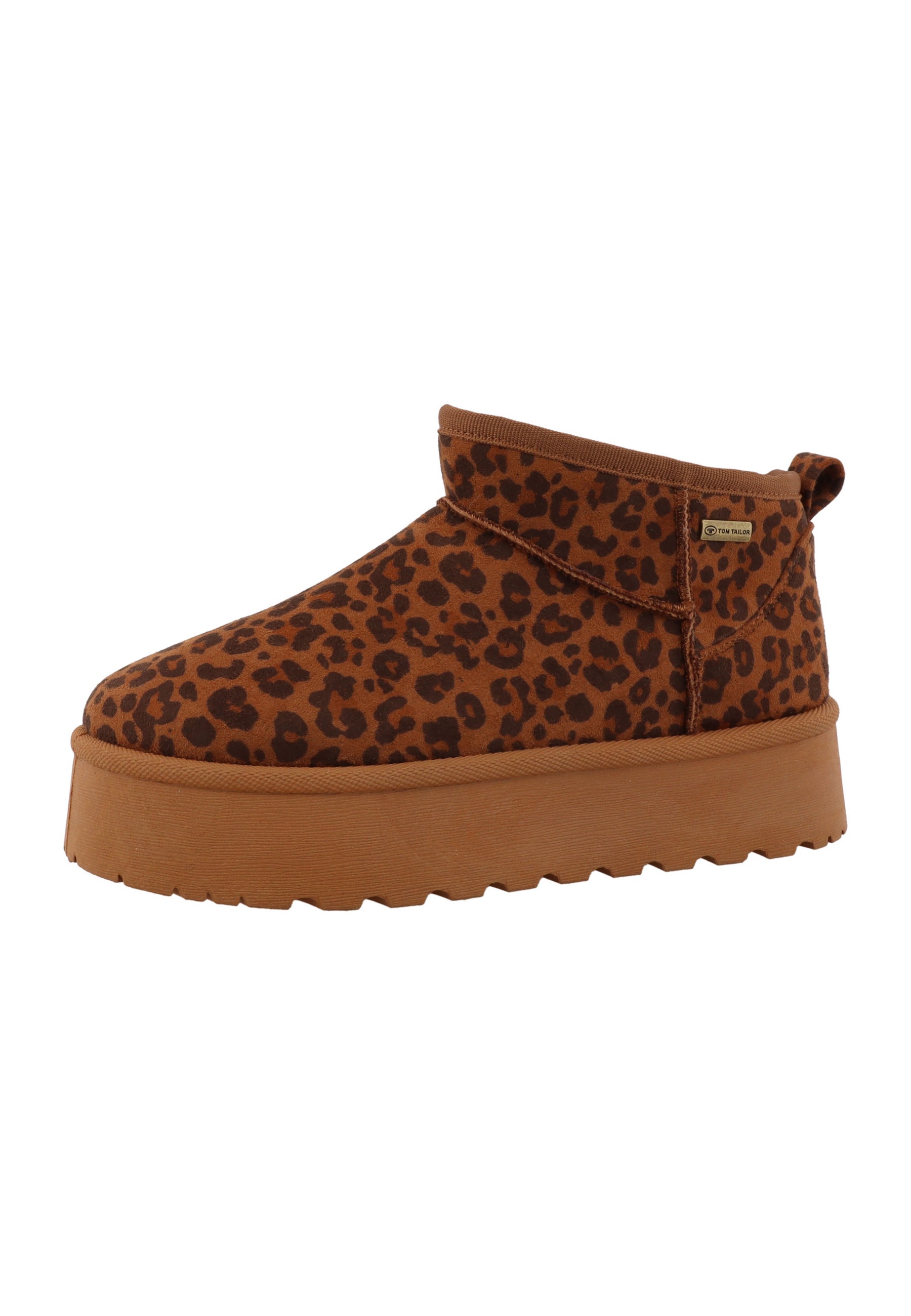 Stiefel TOM TAILOR "Tom Tailor Short Boots", Damen, Gr. 39, cognac, Polyester, unifarben, Schuhe Stiefel 2