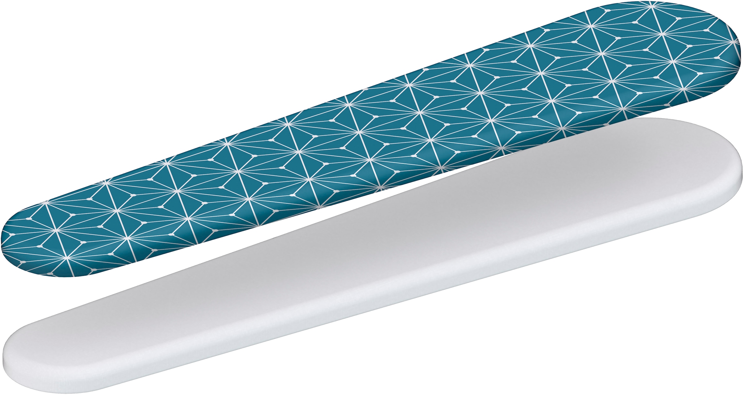 BISCHOF COLOMBO Ersatz-Bügelbrettbezug, B/T: 20cm, blau, Bügelbrettbezüge, für Ärmelbretter, 62x20 cm