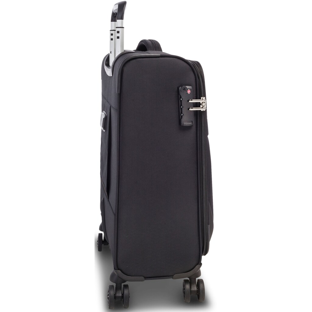 WORLDPACK Trolleyset »Dublin, schwarz«, (3 tlg.)
