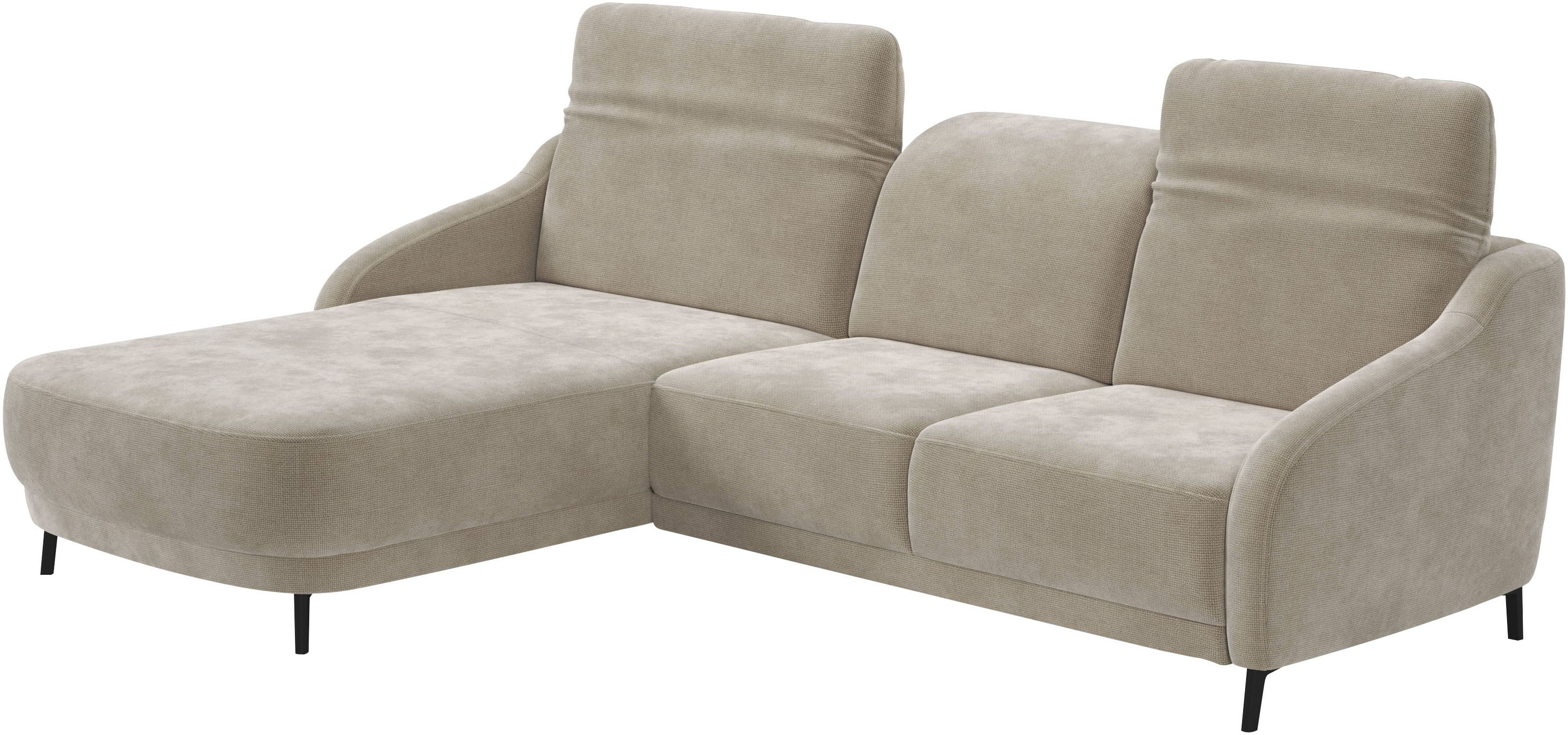 Thumbnail - sit&more Ecksofa "Blues L-Form" wahlweise mit Klapptisch und USB