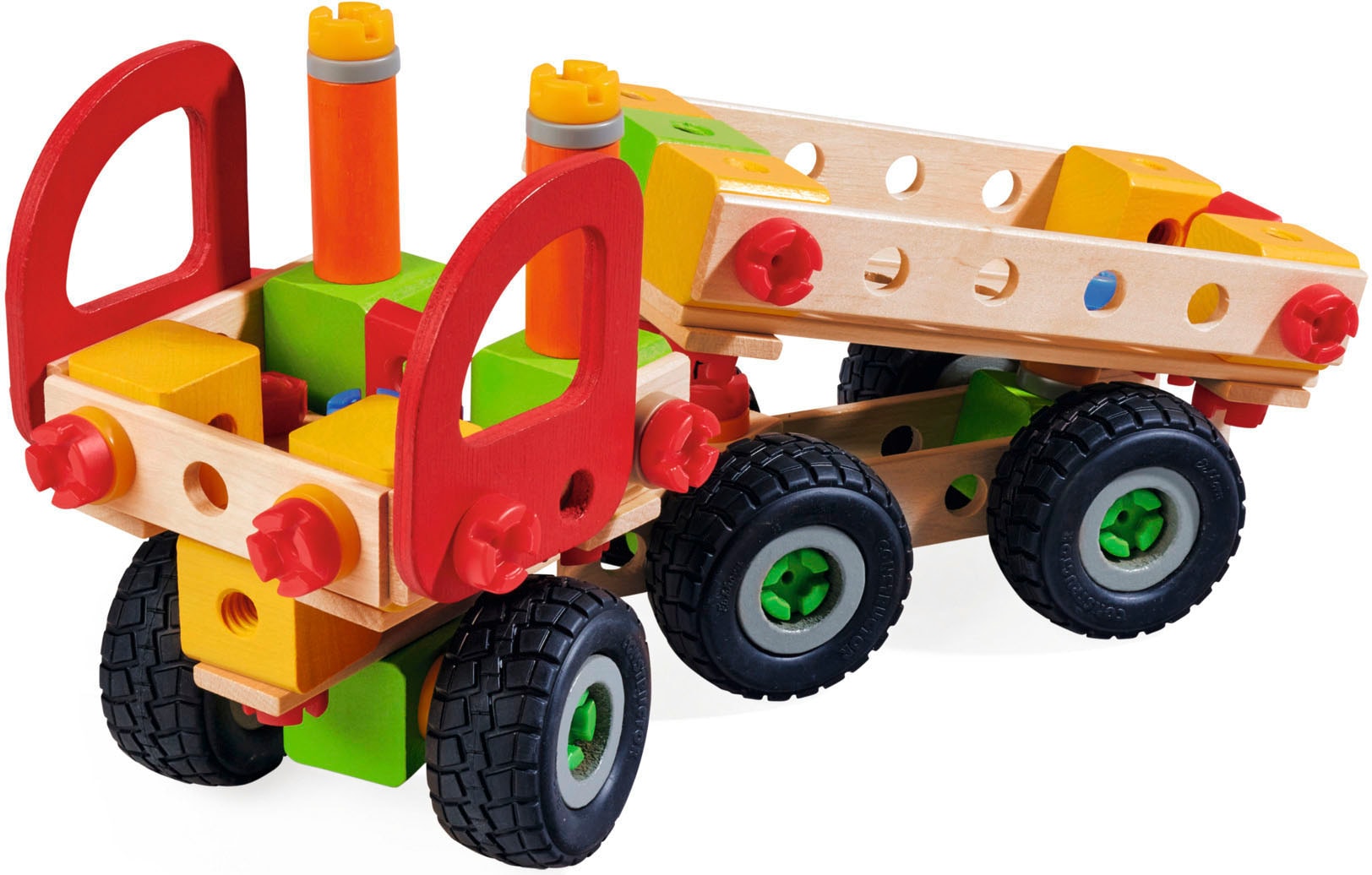 Eichhorn Konstruktionsspielsteine »Constructor, LKWs«, (135 St.), Made in Germany, FSC®- schützt Wald - weltweit