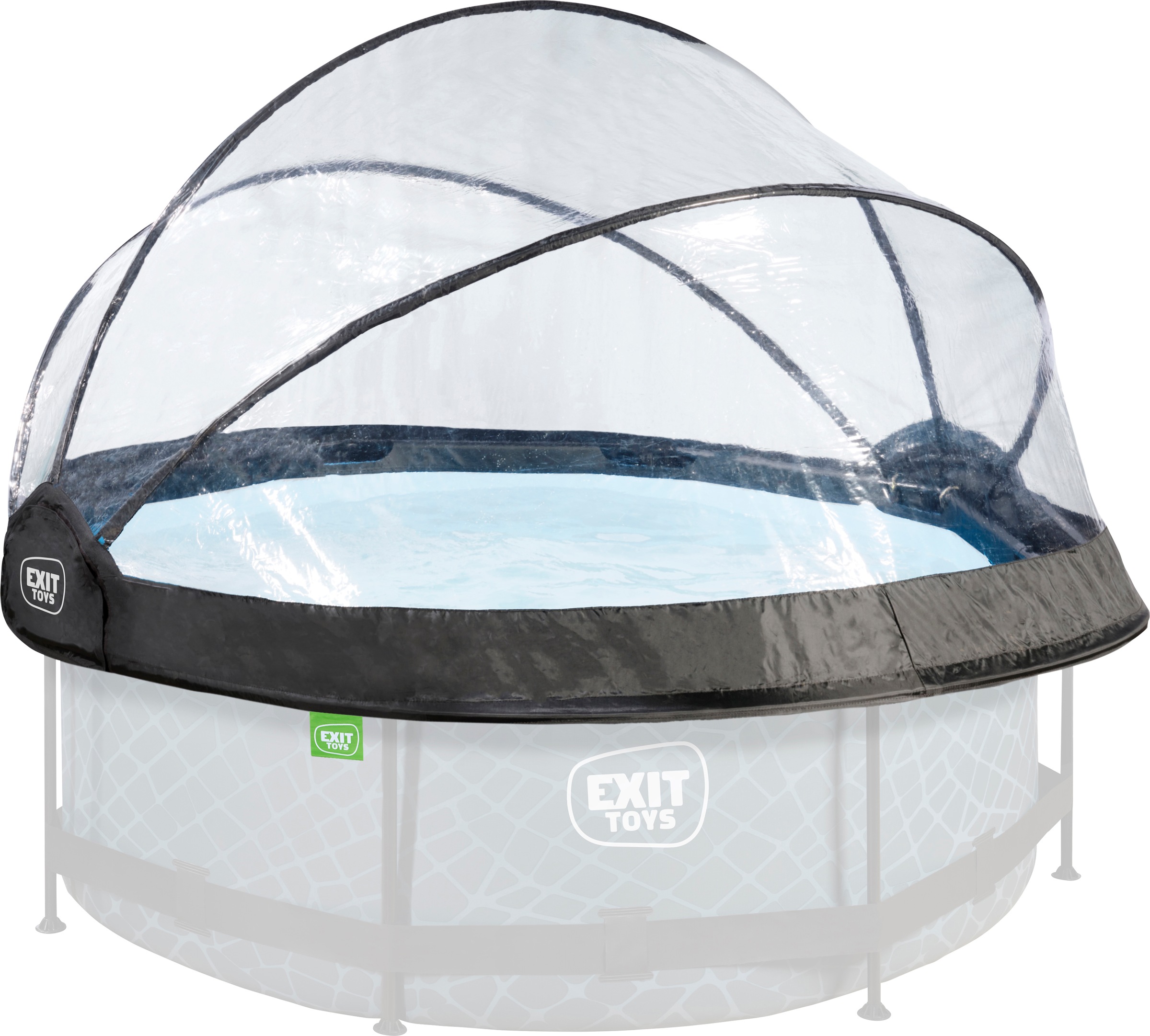 Dôme pour piscine tubulaire ronde Ø 2,44 m - 