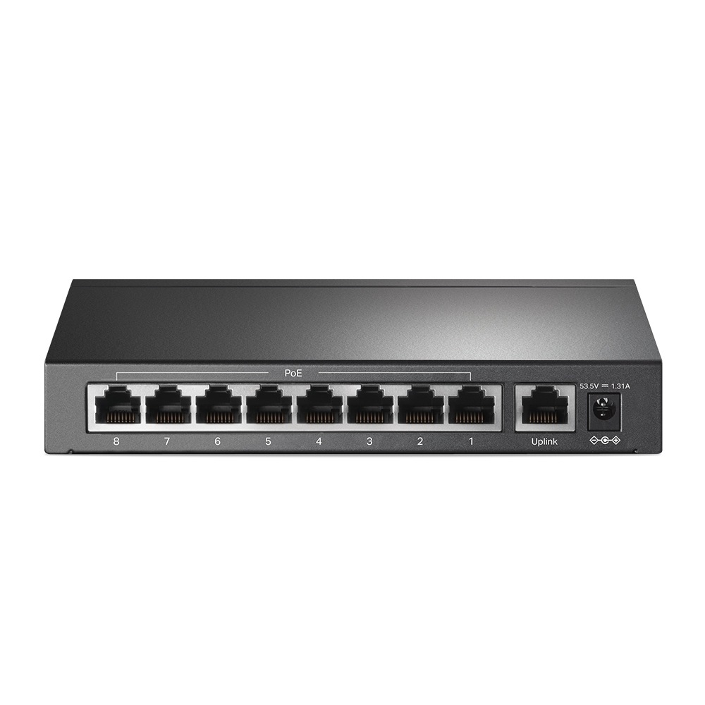 TP-Link Netzwerk-Switch »TL-SF1009P 9-Port 10/100Mbps (8x PoE+) Switch«