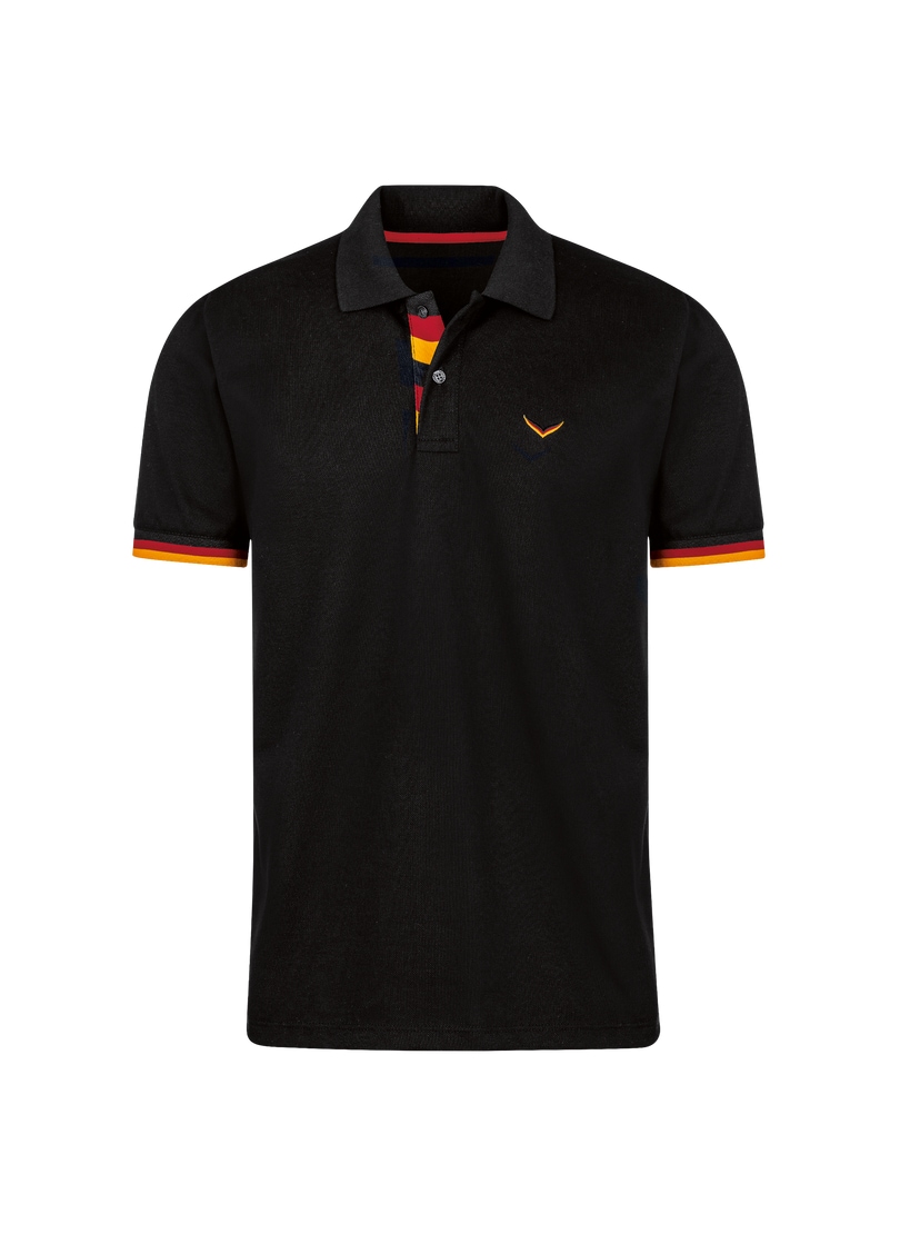 Trigema Poloshirt "TRIGEMA Deutschland Poloshirt"